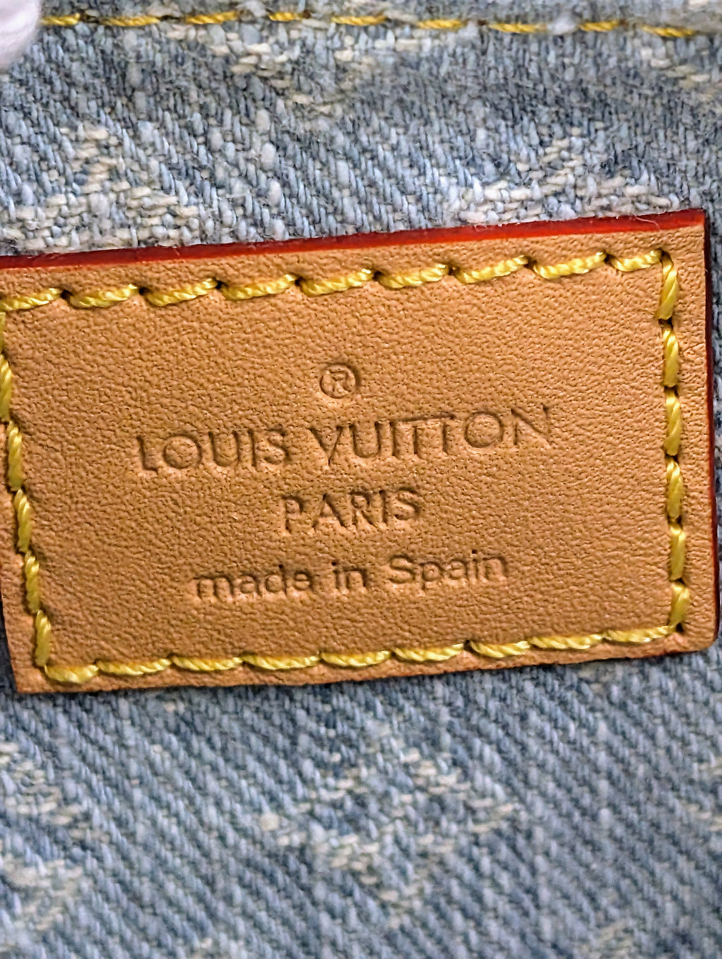 Louis Vuitton Blue Monogram Denim Mini Pochette