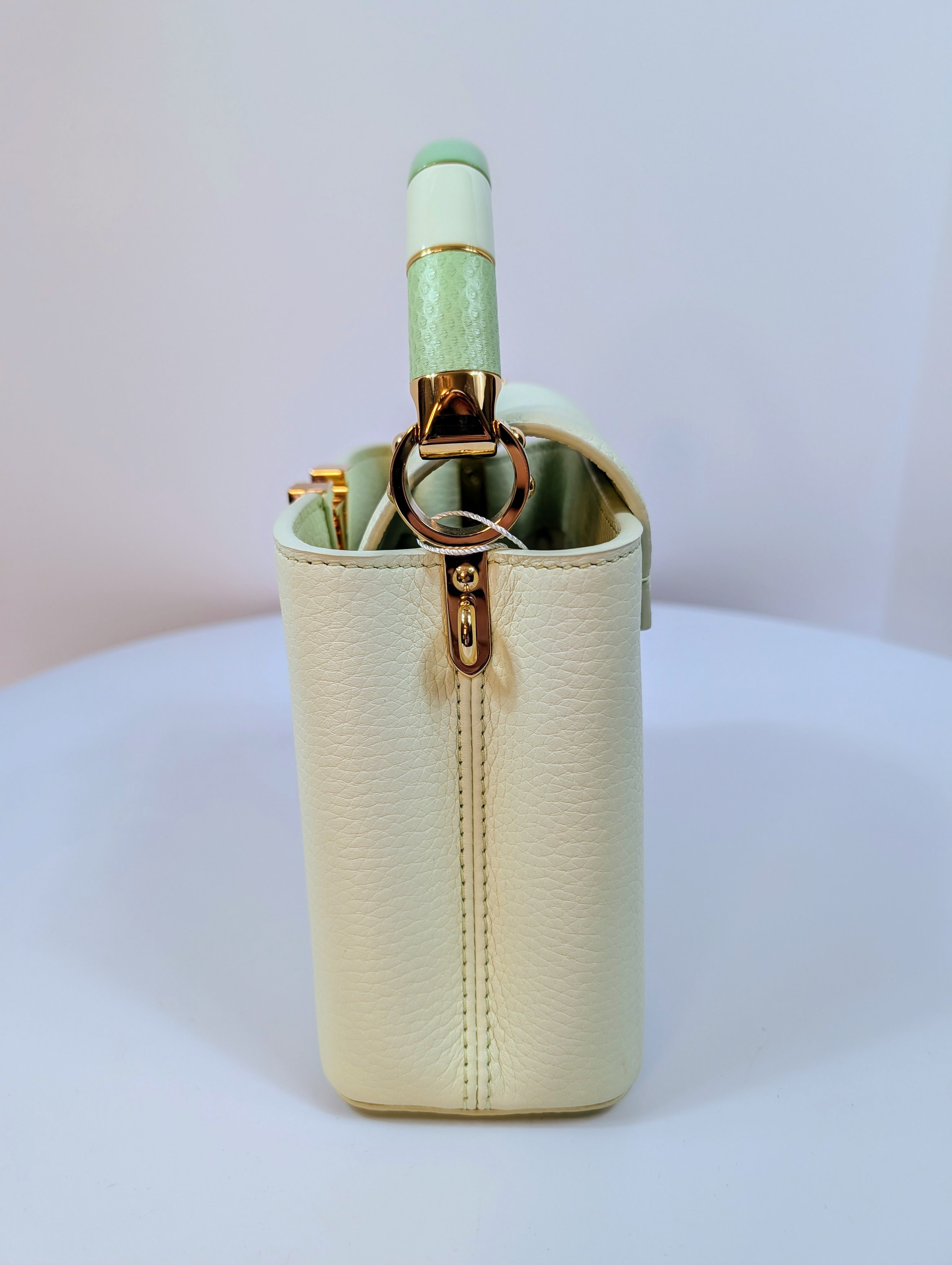 Louis Vuitton Mint Capucines Mini Bag and LV Mint Capucines Wallet Bundle