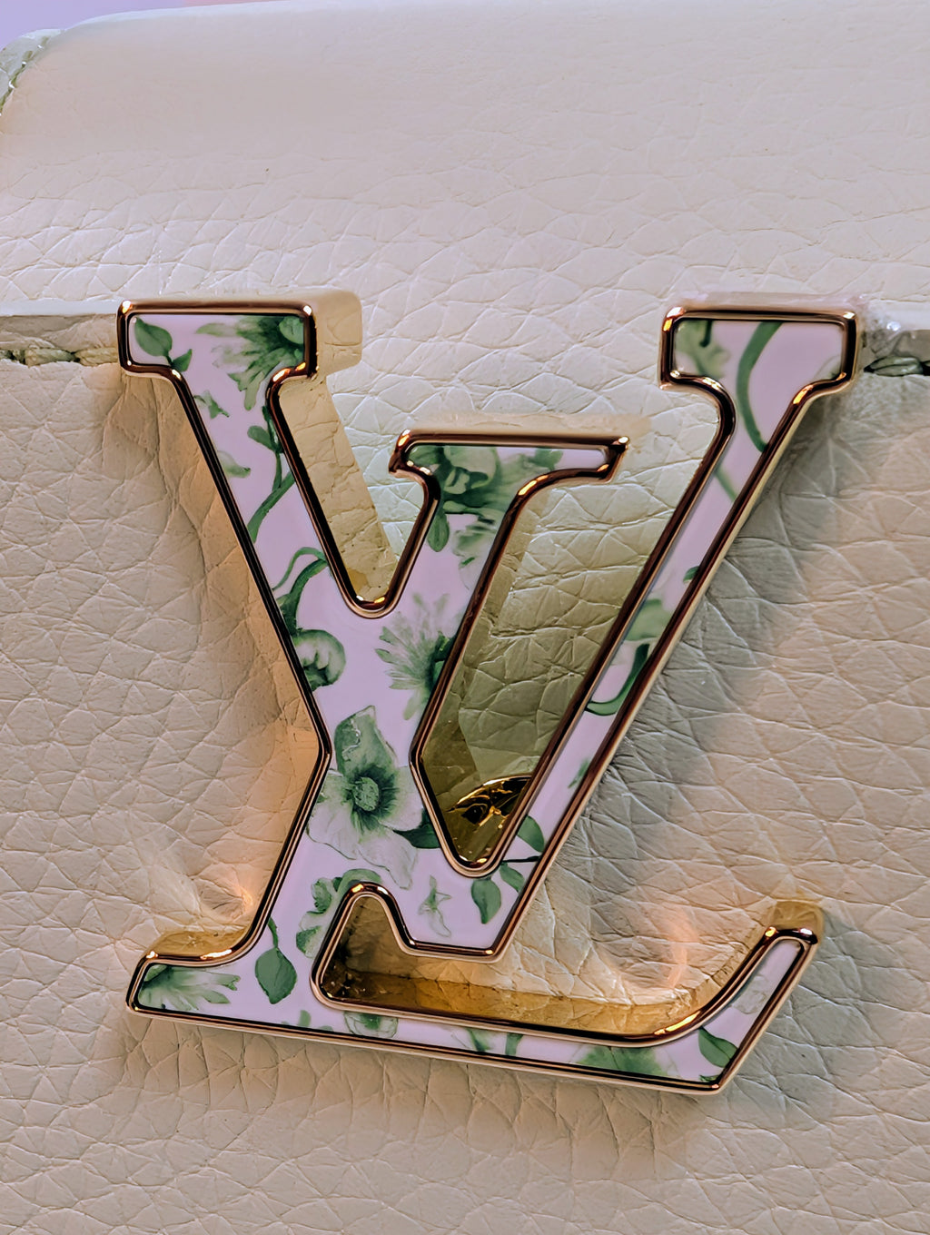 Louis Vuitton Mint Capucines Mini Bag