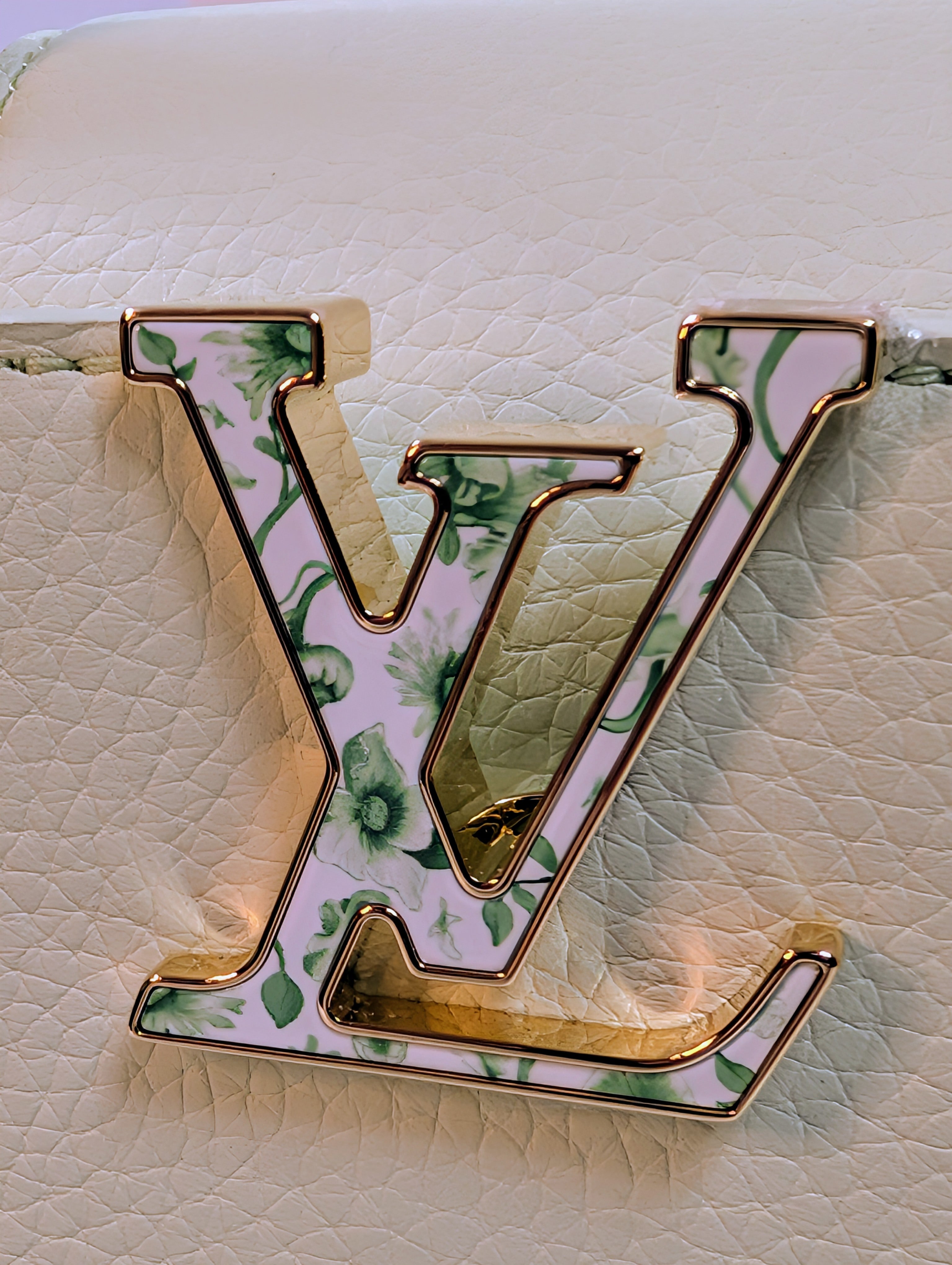 Louis Vuitton Mint Capucines Mini Bag