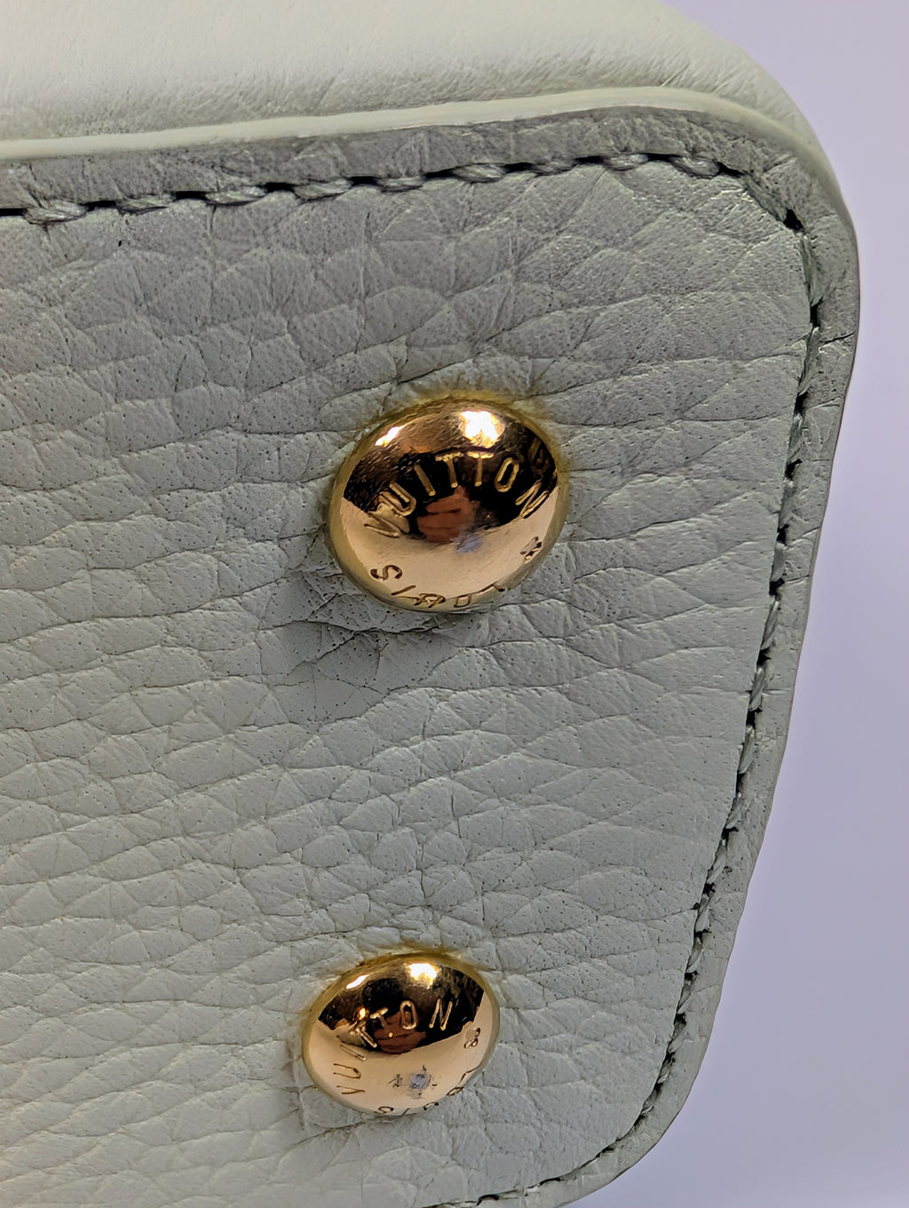 Louis Vuitton Mint Capucines Mini Bag
