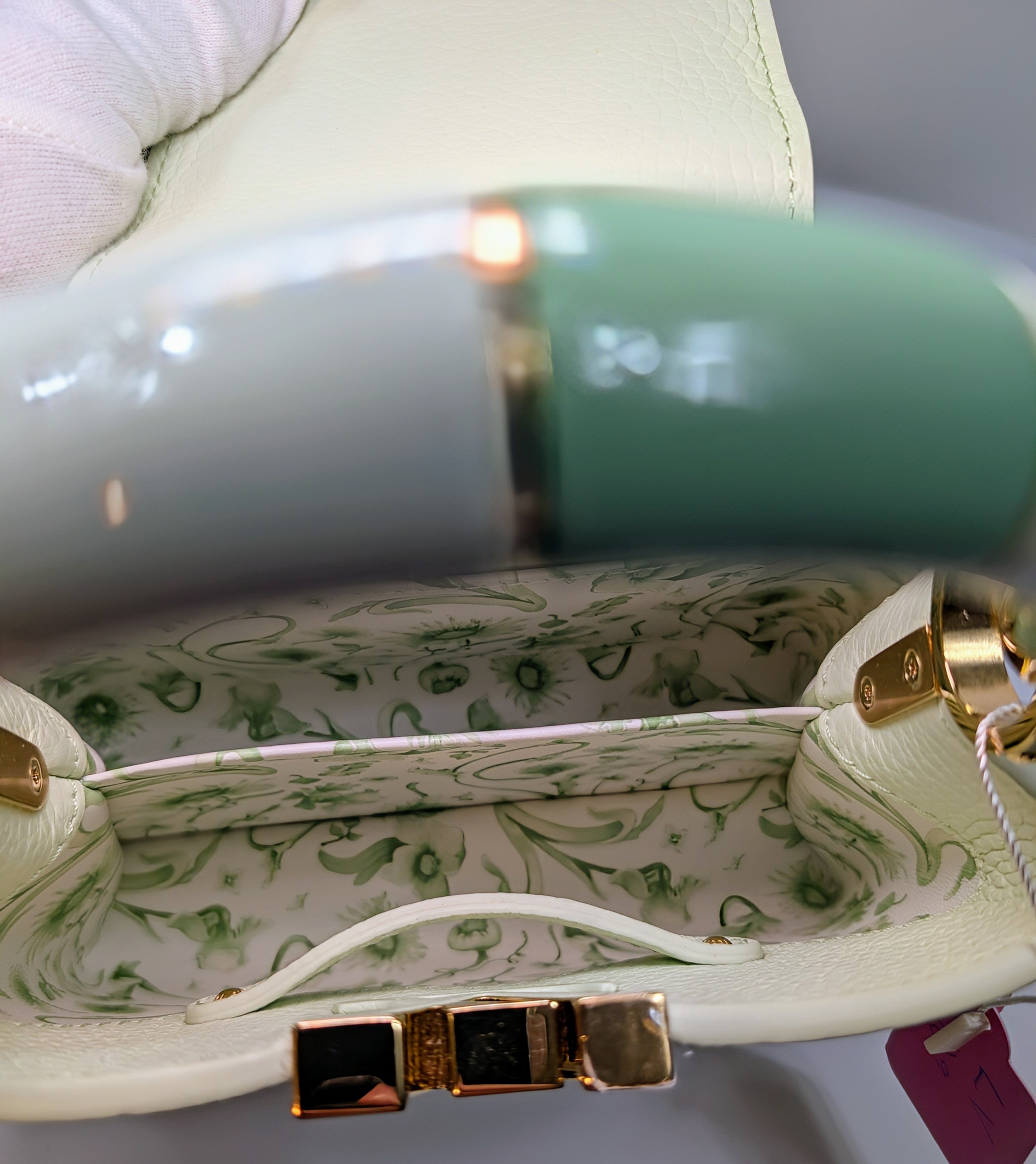 Louis Vuitton Mint Capucines Mini Bag