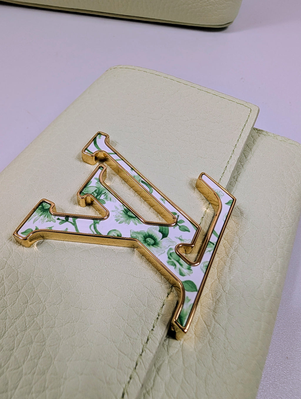 Louis Vuitton Mint Capucines Mini Bag and LV Mint Capucines Wallet Bundle