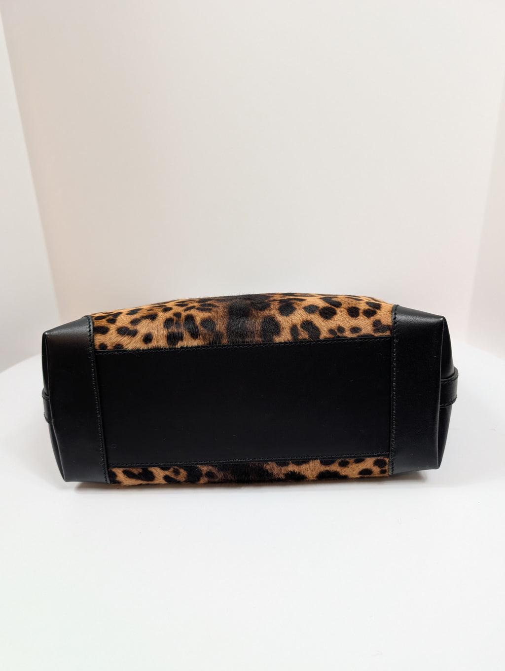 Gucci Vintage Horsebit 1955 Small Tote Bag in Leopard Print Calf Hair