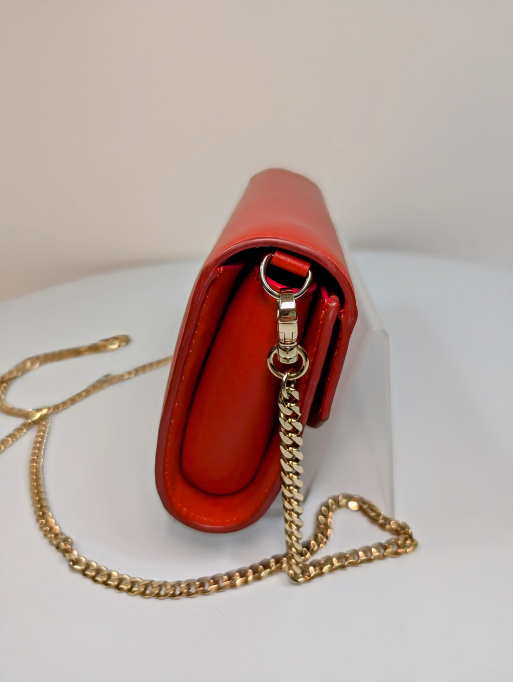 Christian Louboutin Burnt Orange Loubiclutch Clutch