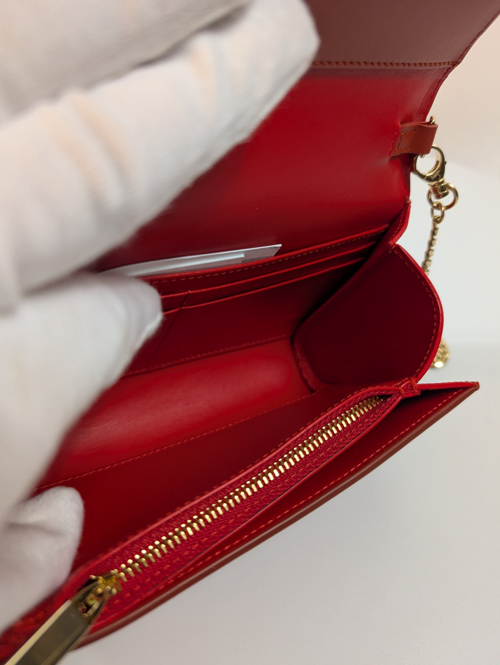 Christian Louboutin Burnt Orange Loubiclutch Clutch