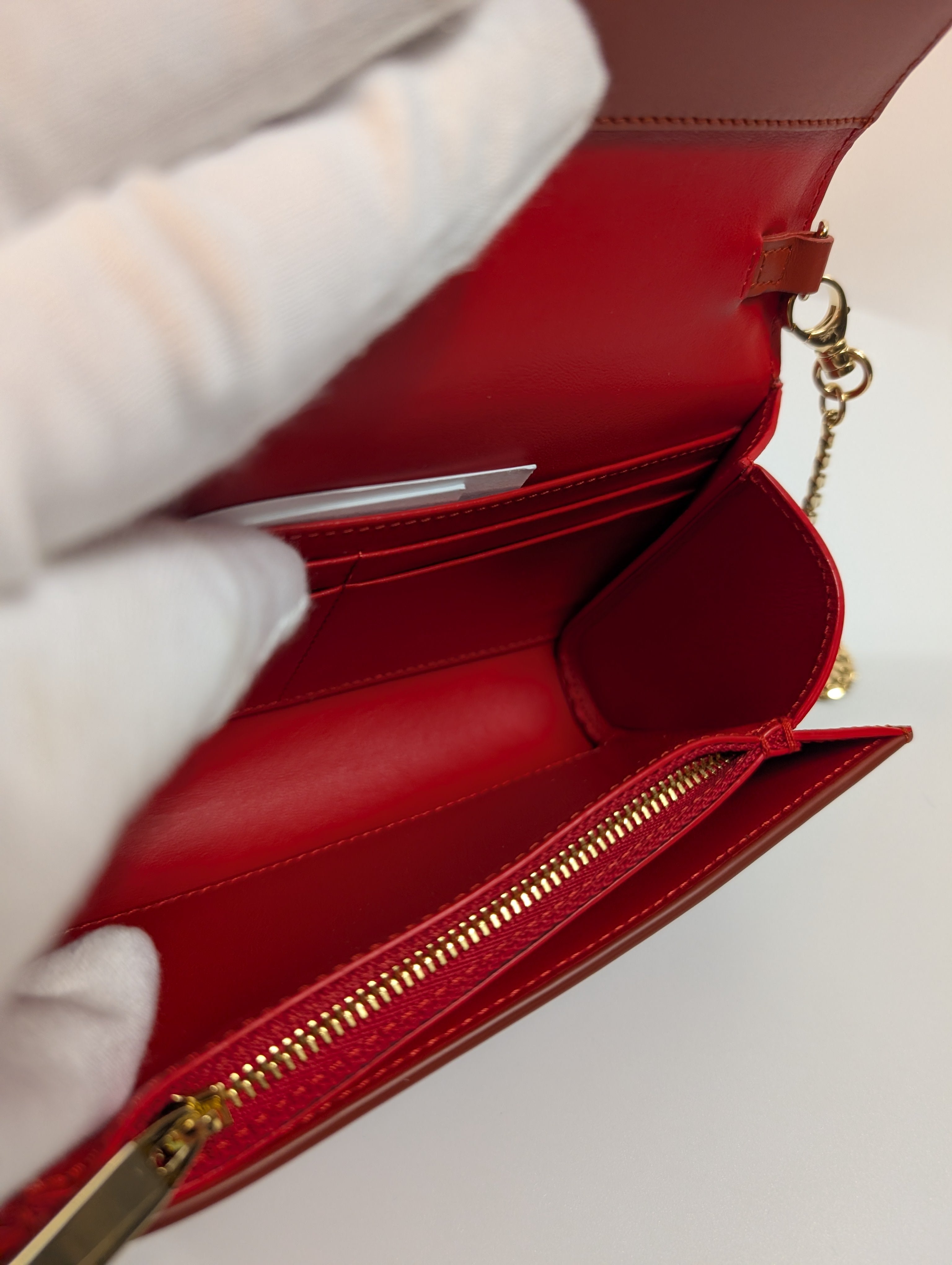 Christian Louboutin Burnt Orange Loubiclutch Clutch