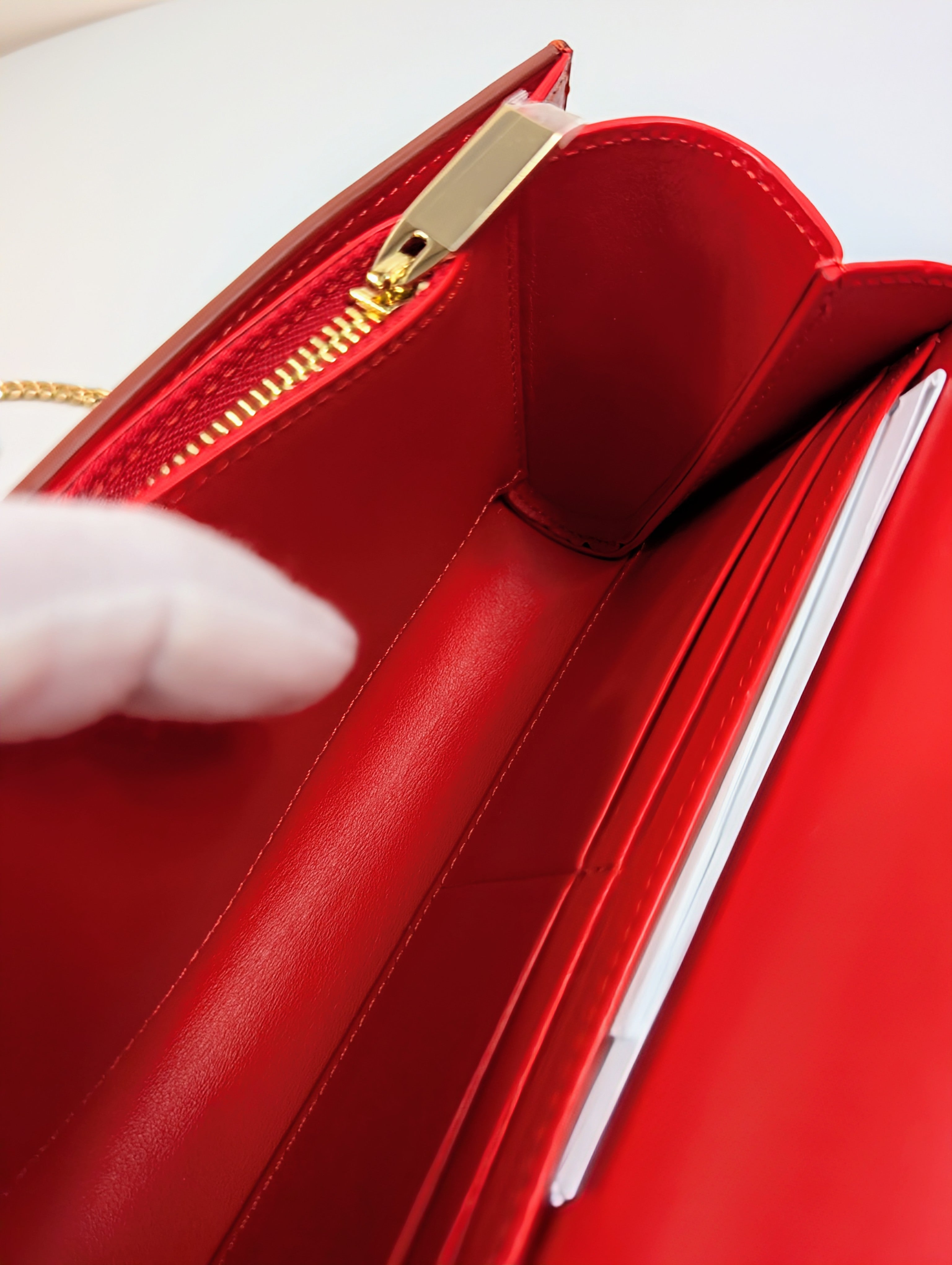 Christian Louboutin Burnt Orange Loubiclutch Clutch