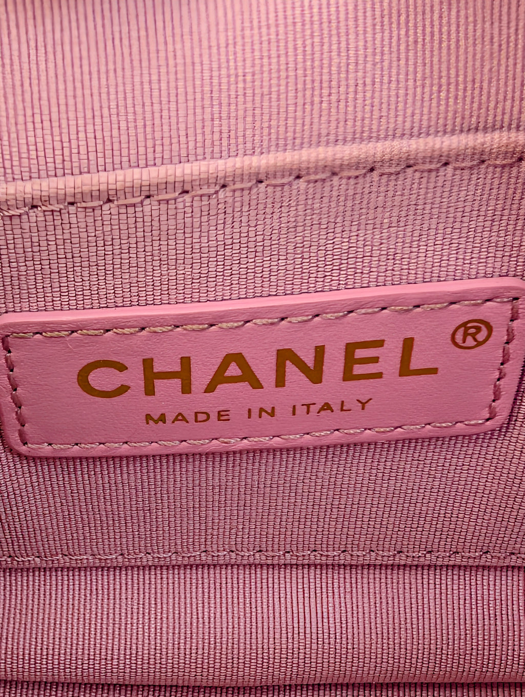 Chanel Tricolor Pink Black Beige Quilted Mini Camera Bag