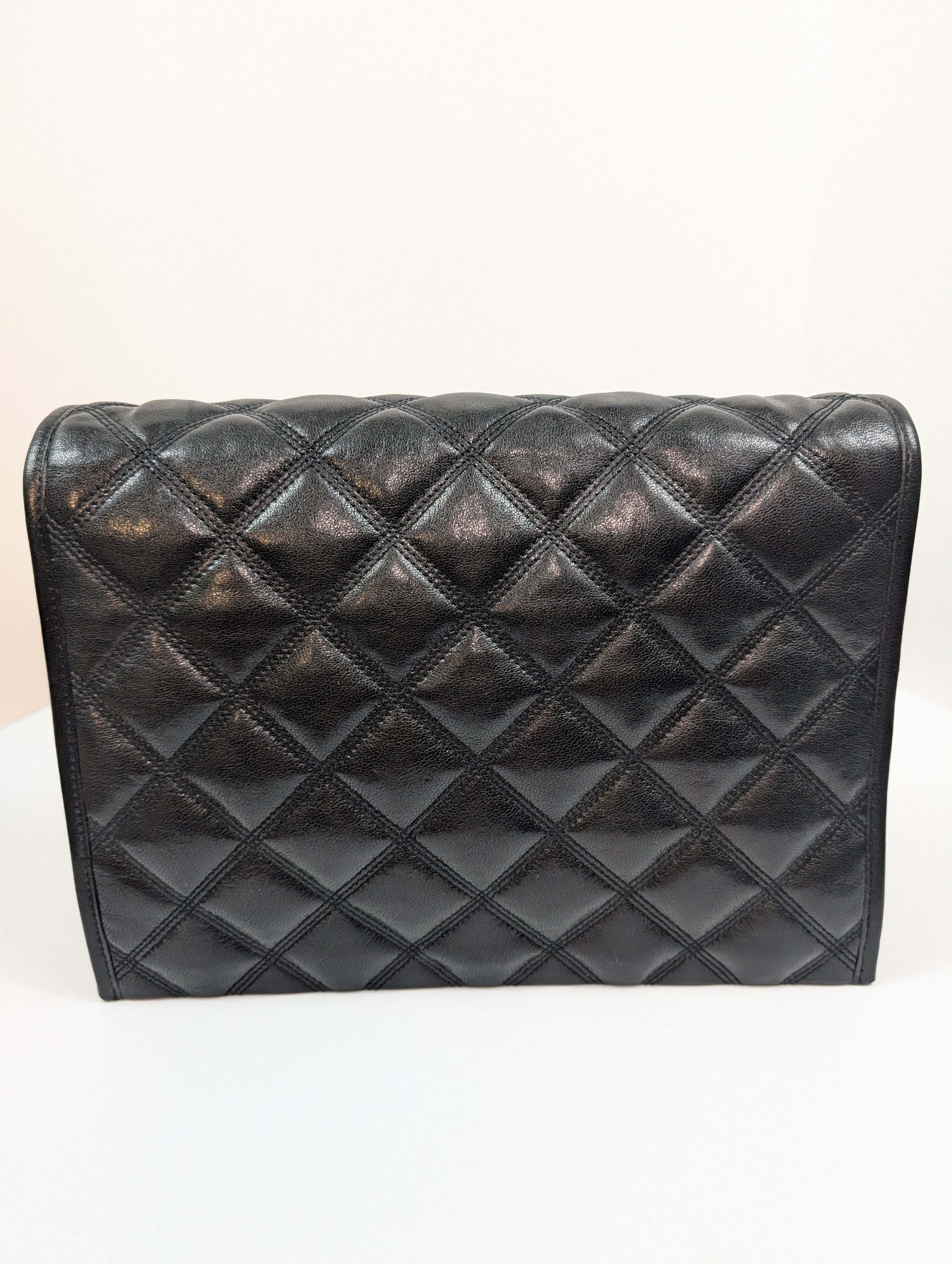 Saint Laurent YSL Black Quilted Leather Niki Shoulder Bag