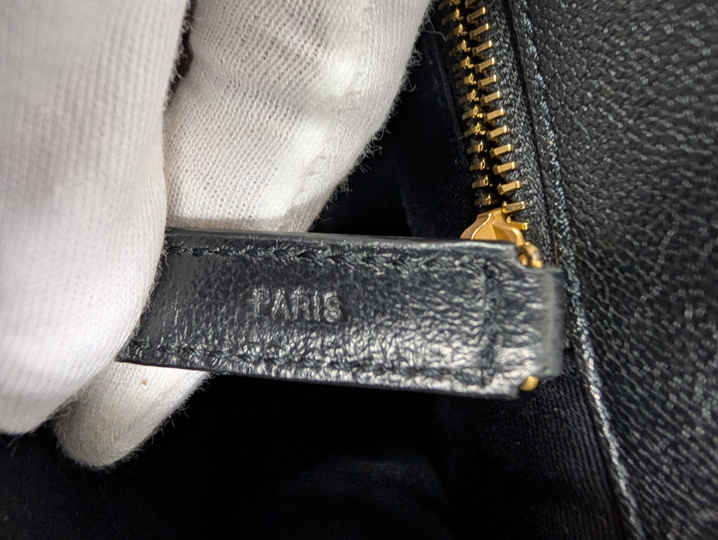Saint Laurent YSL Black Quilted Leather Niki Shoulder Bag