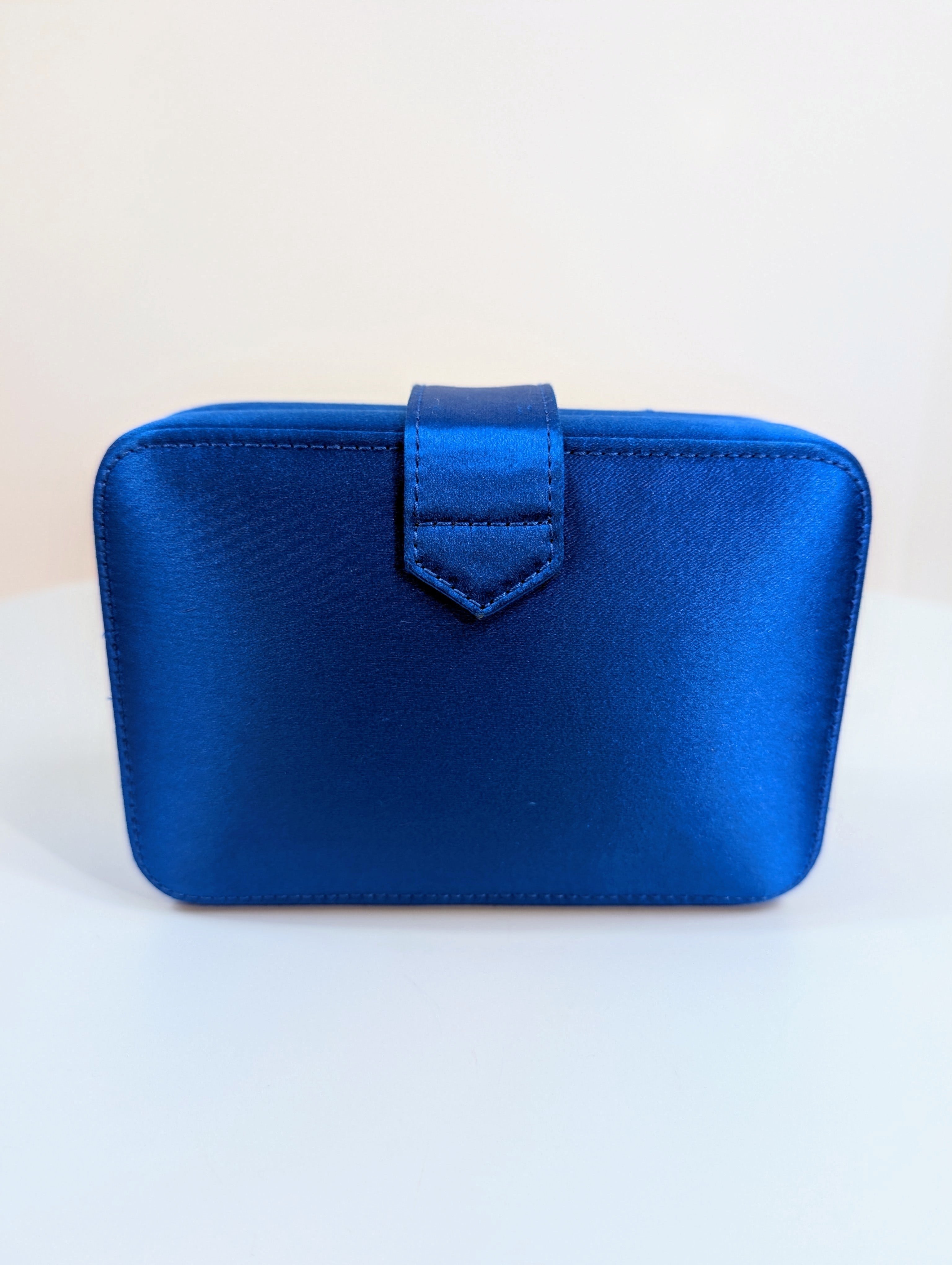 Loewe Blue Box Chain Clutch with Tassel
