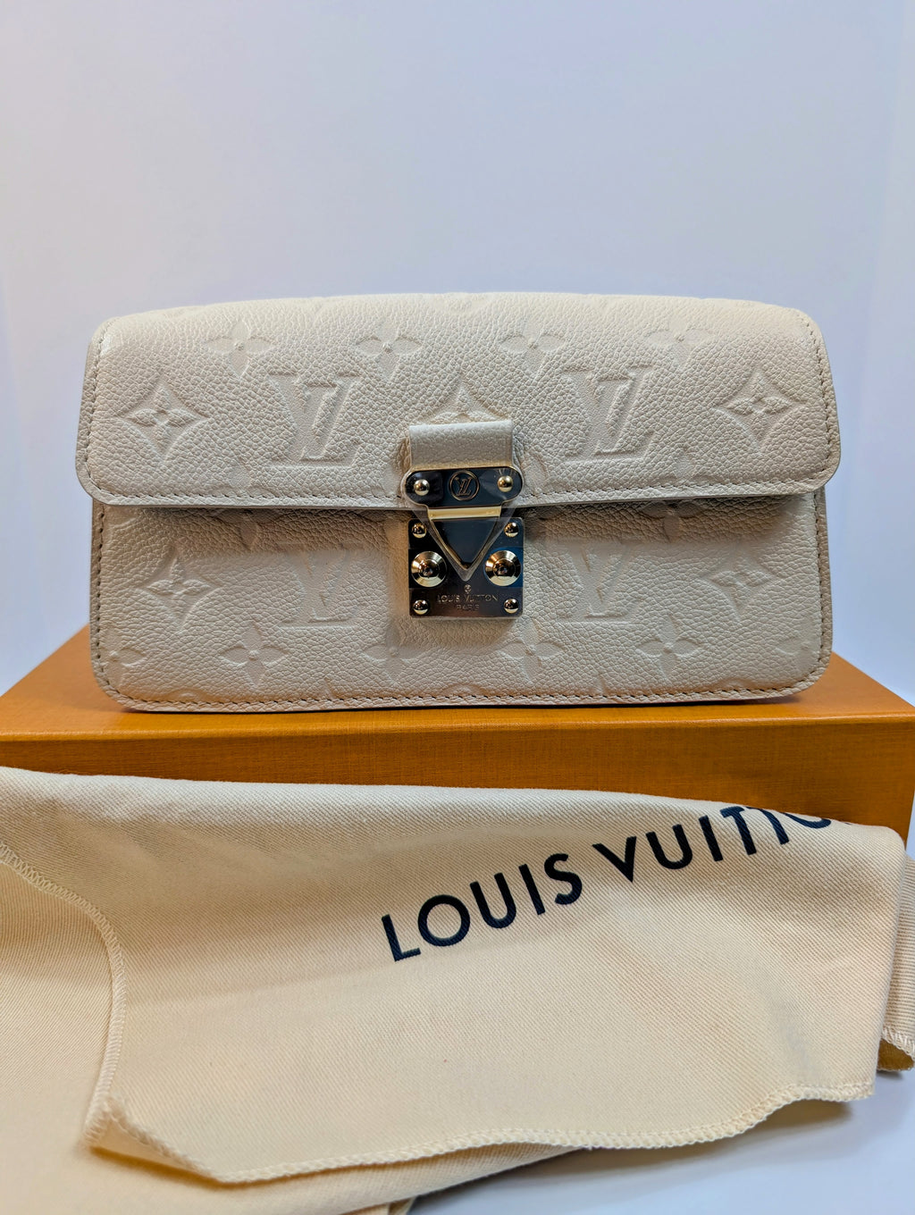 Louis Vuitton Cream Wallet on Chain WOC Metis East West