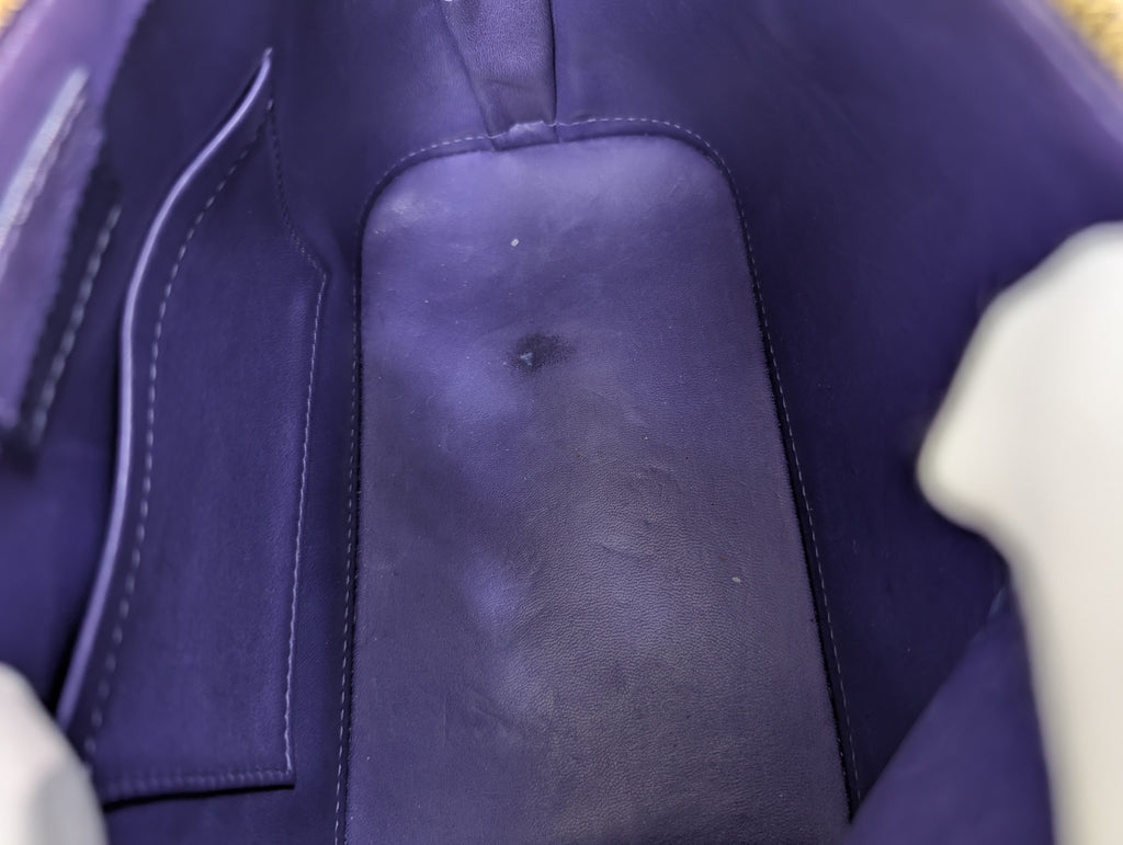 Louis Vuitton Purple Alma BB in Ostrich Leather