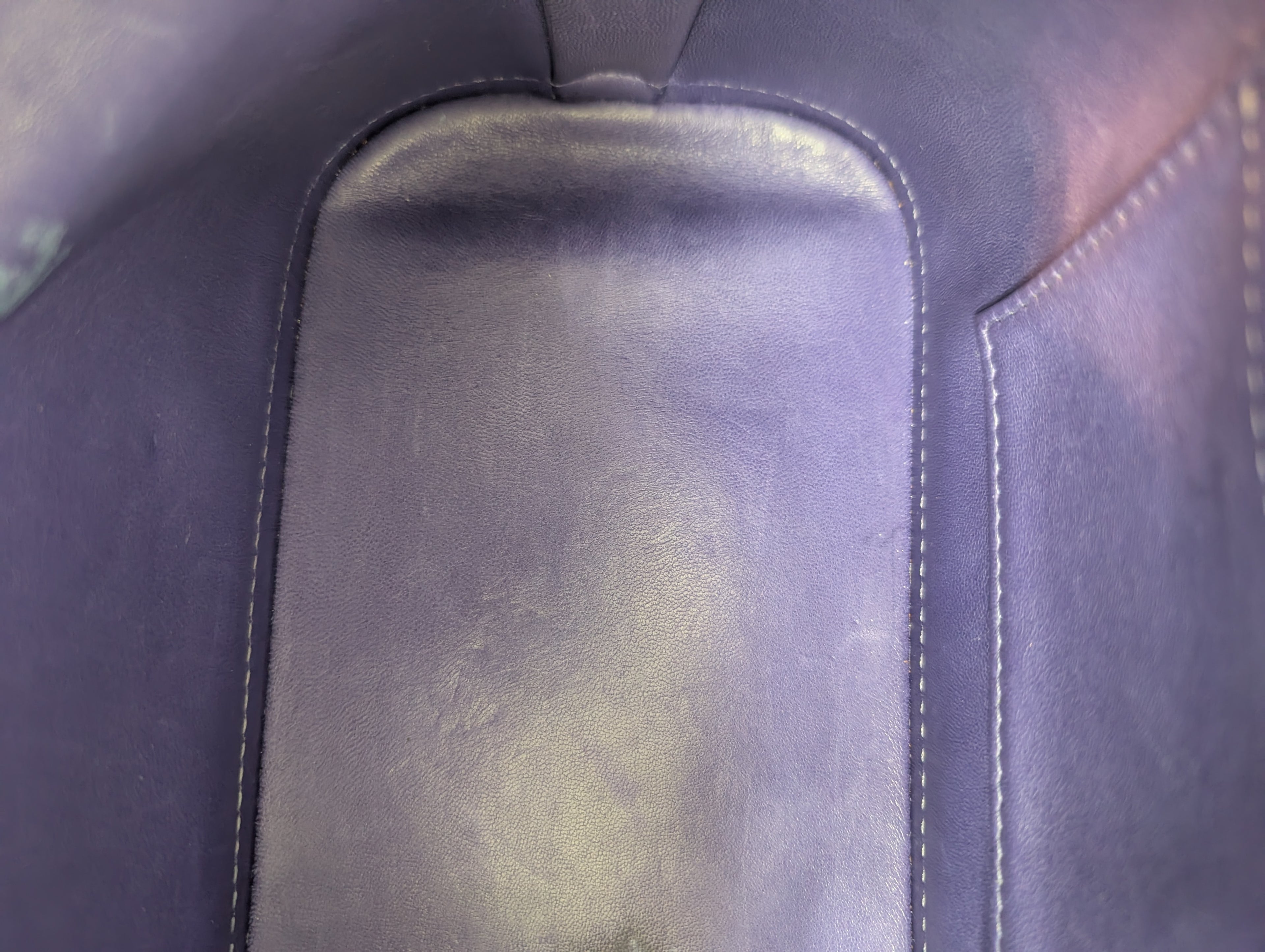 Louis Vuitton Purple Alma BB in Ostrich Leather