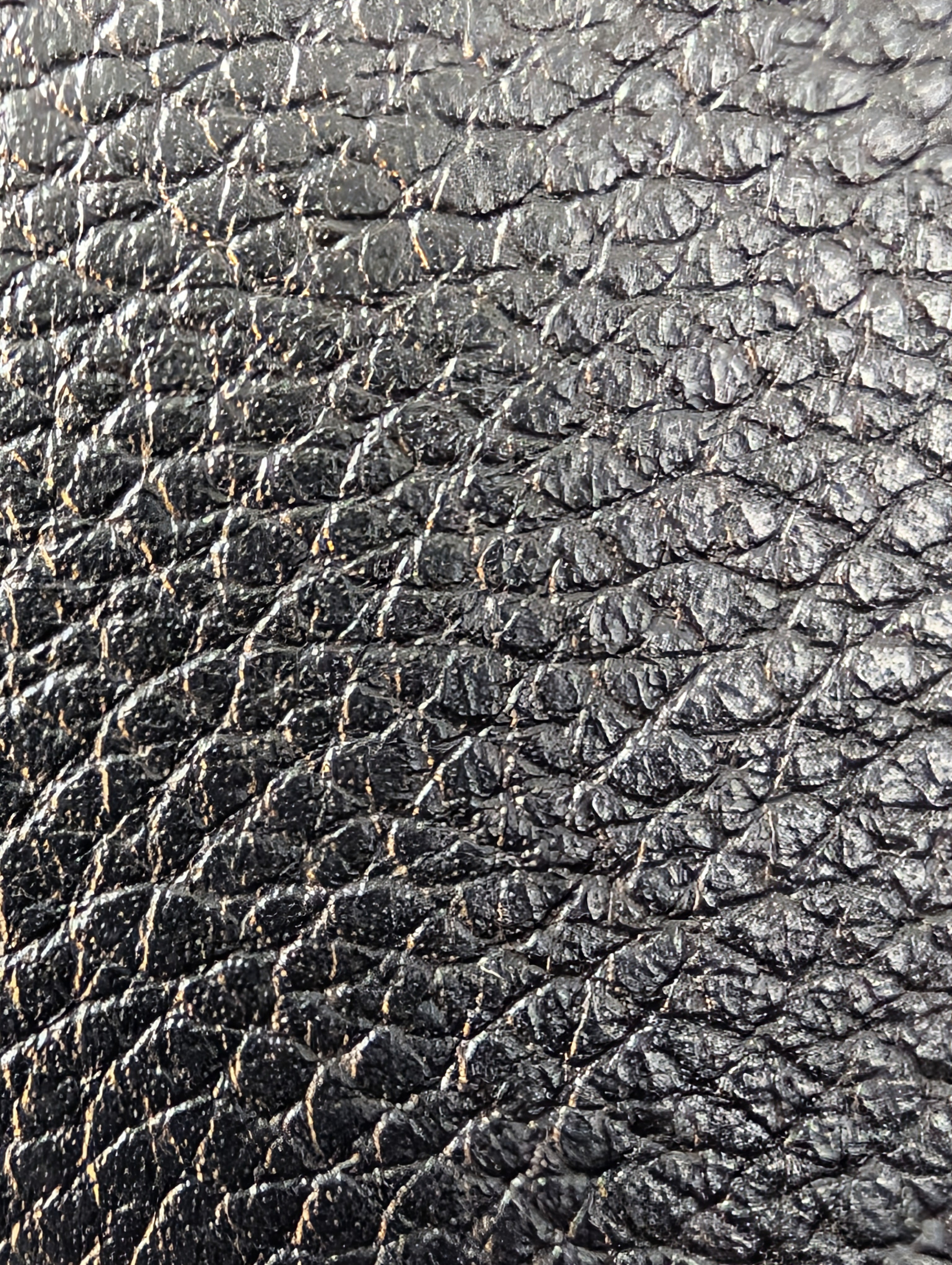 Louis Vuitton Black LockMe Grained Leather Twist Wallet on Chain (WOC)
