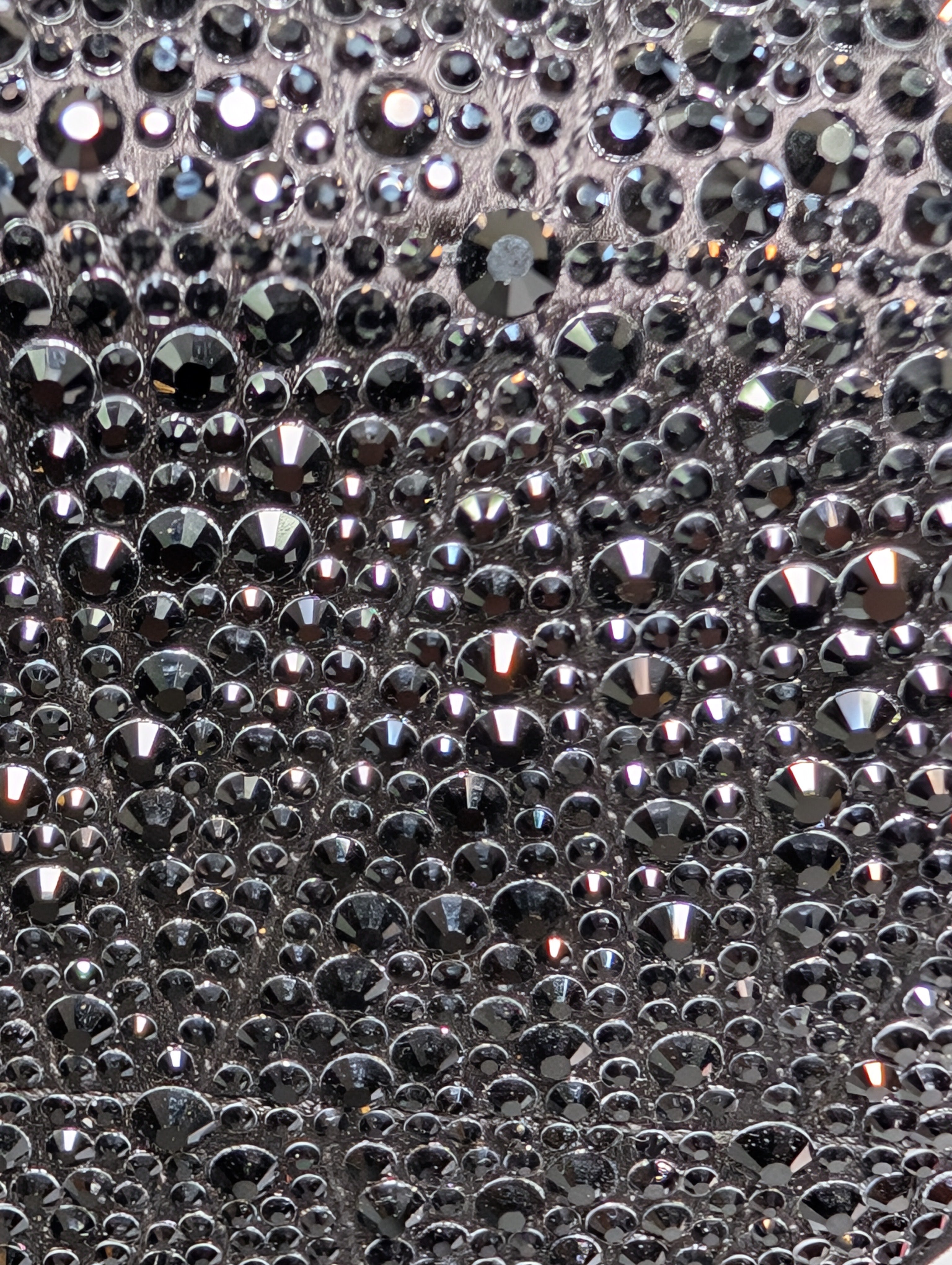 Versace Virtus Crystal-Embellished Wallet on Chain in Black