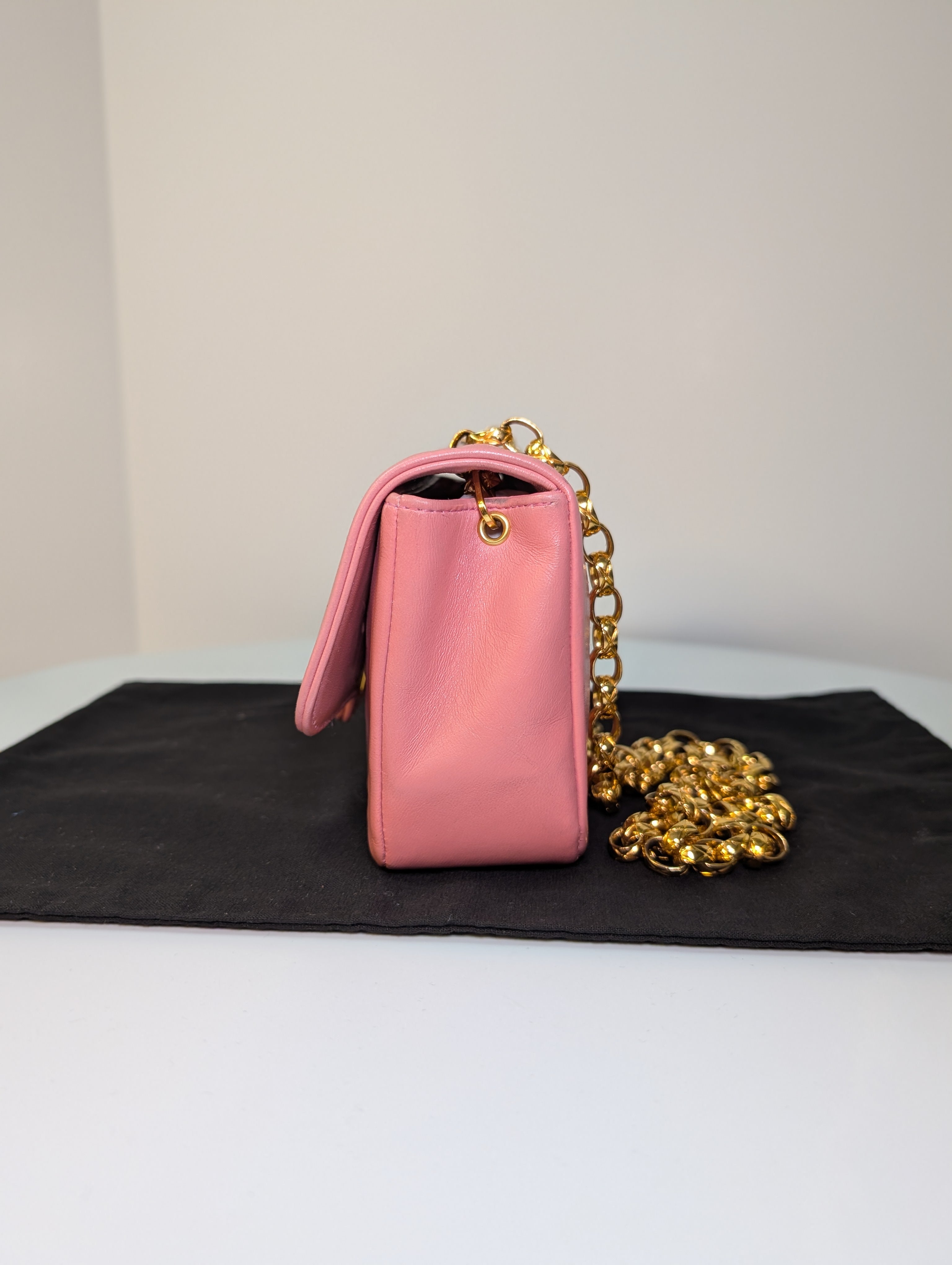 Chanel Rare Vintage Mini Diana Pink 1-series Bag