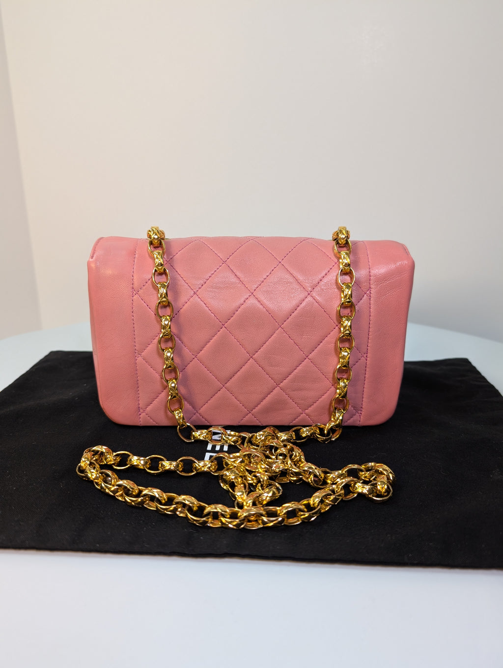 Chanel Rare Vintage Mini Diana Pink 1-series Bag