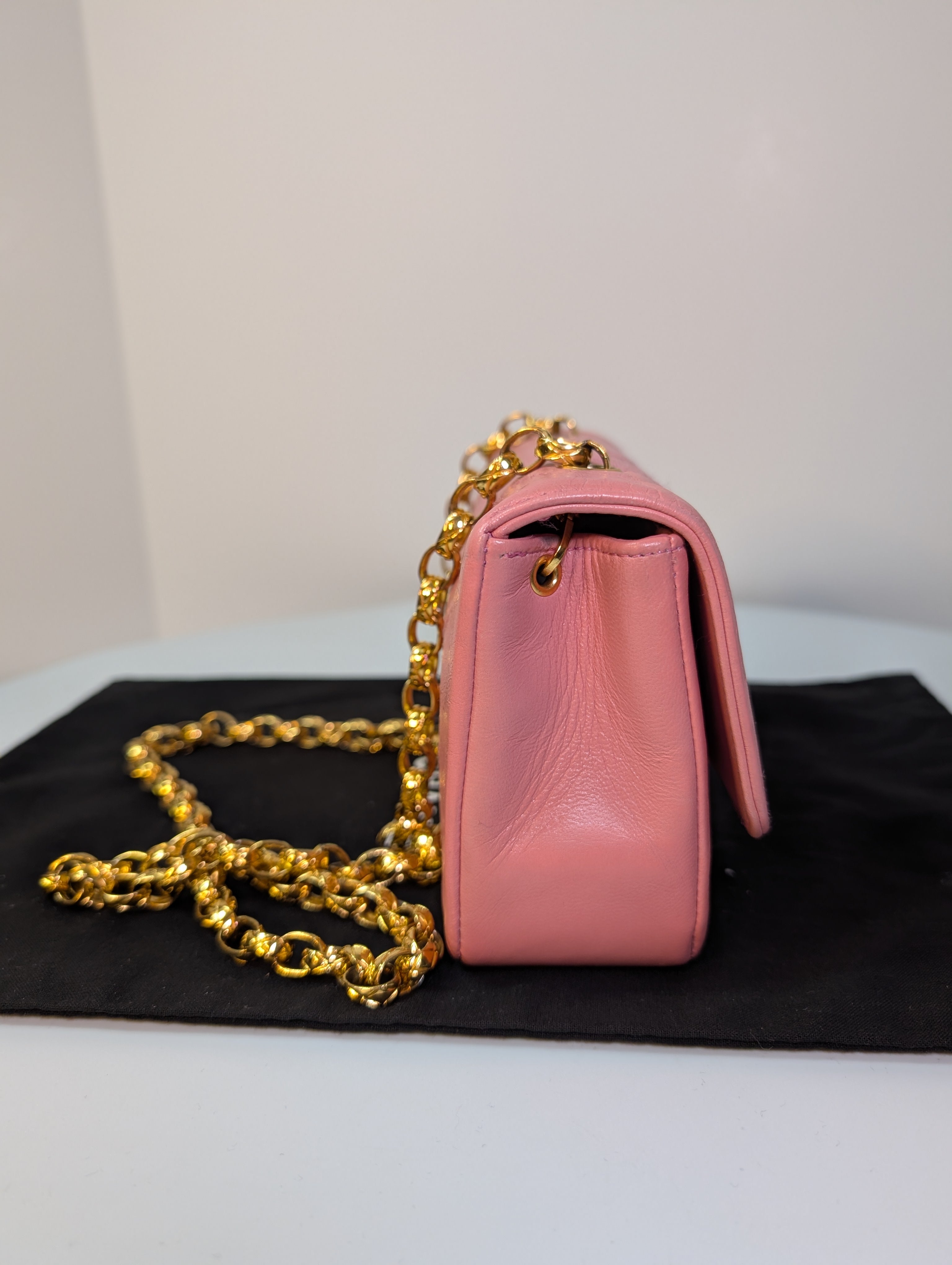 Chanel Rare Vintage Mini Diana Pink 1-series Bag