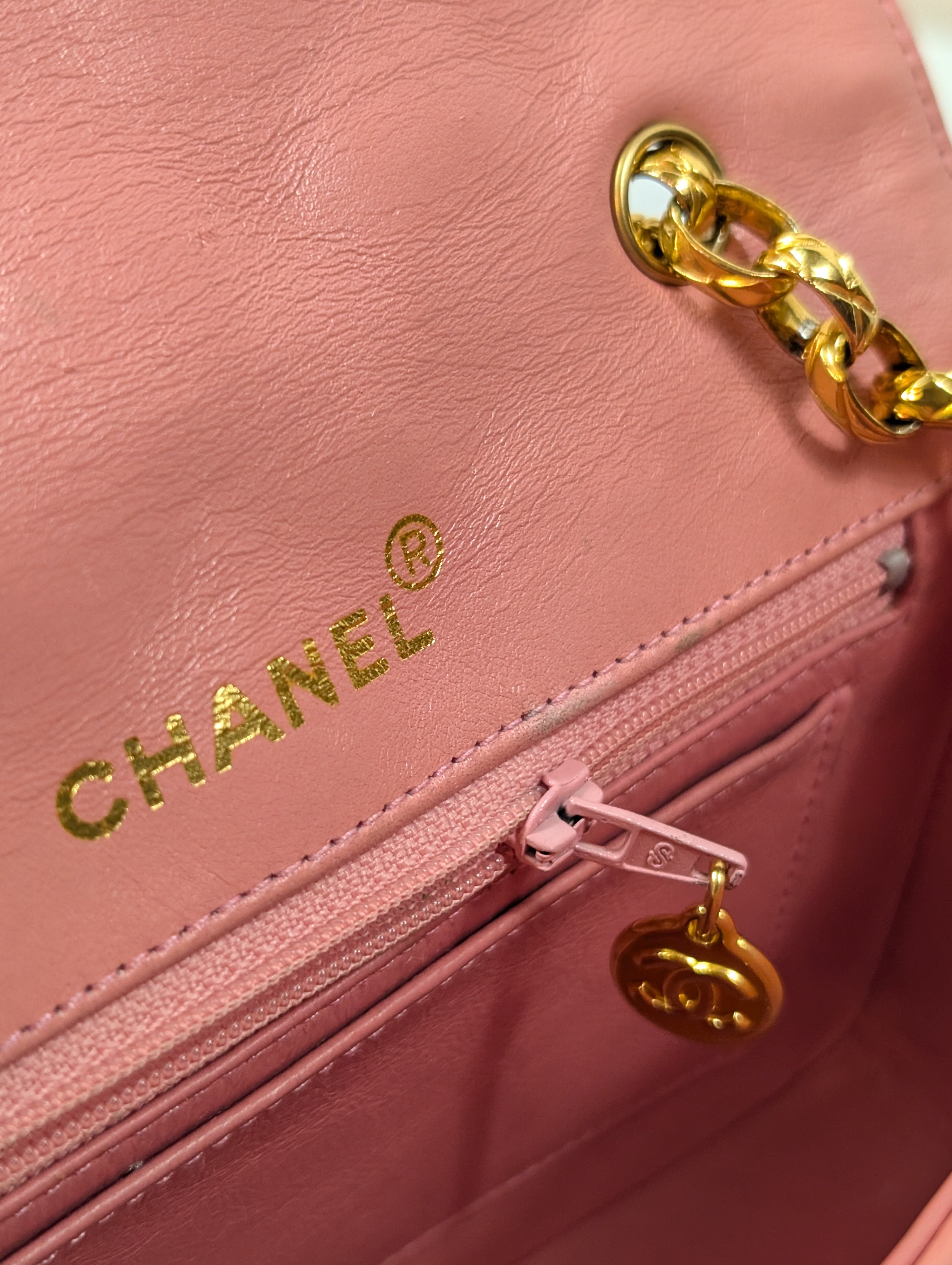Chanel Rare Vintage Mini Diana Pink 1-series Bag
