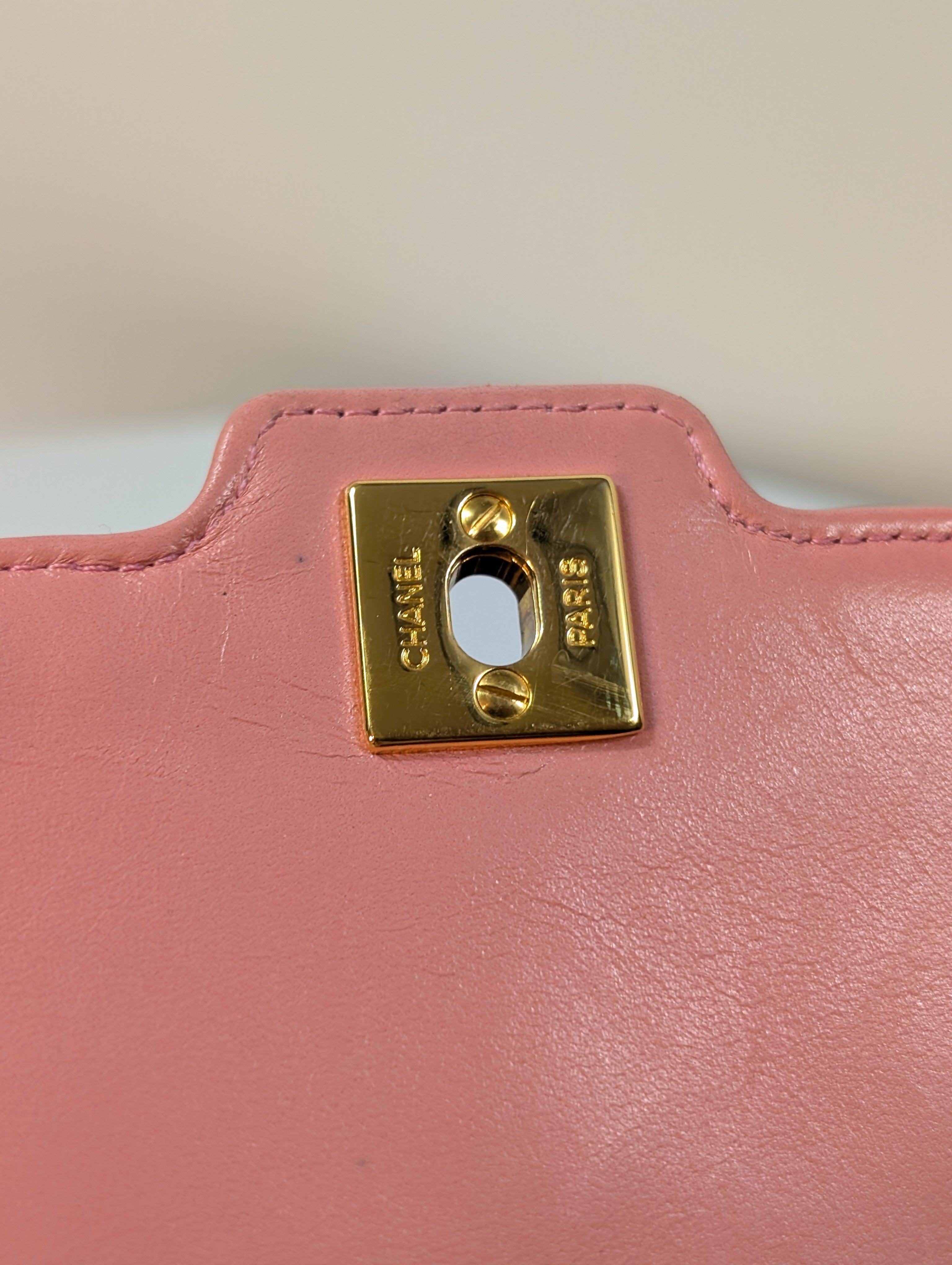 Chanel Rare Vintage Mini Diana Pink 1-series Bag