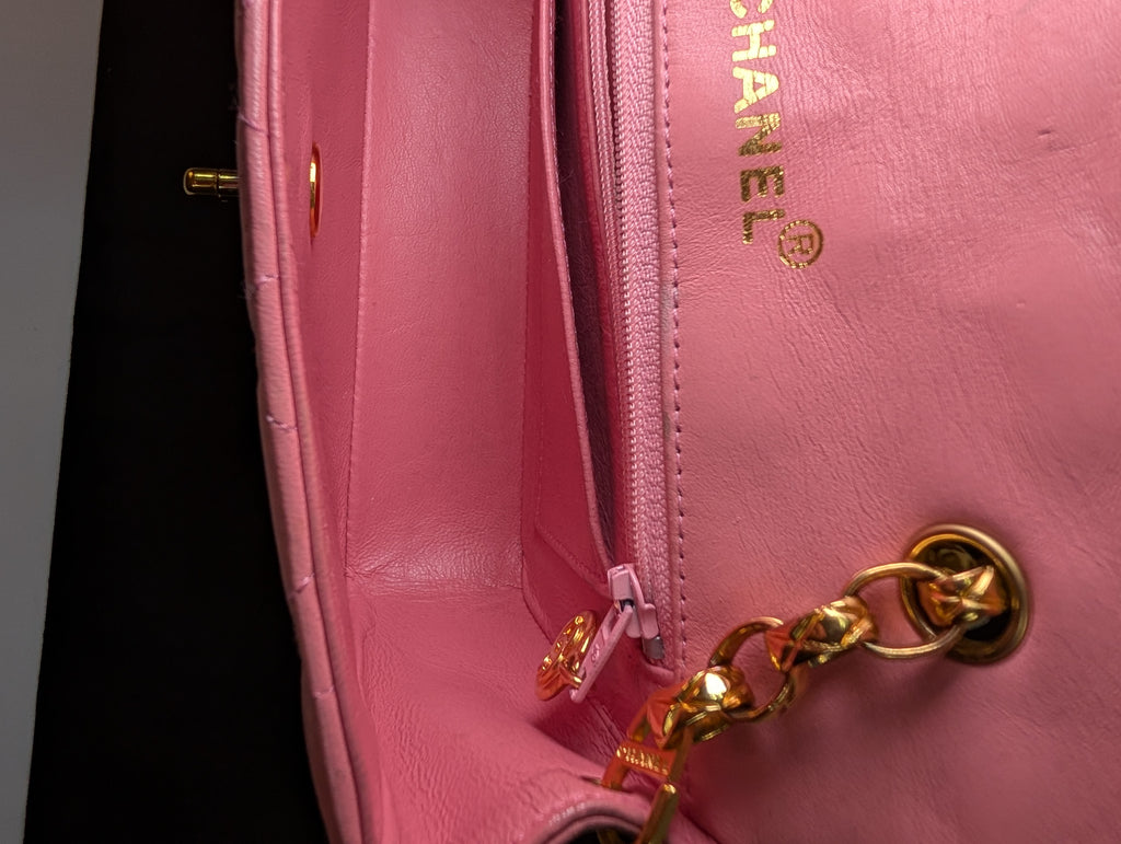 Chanel Rare Vintage Mini Diana Pink 1-series Bag