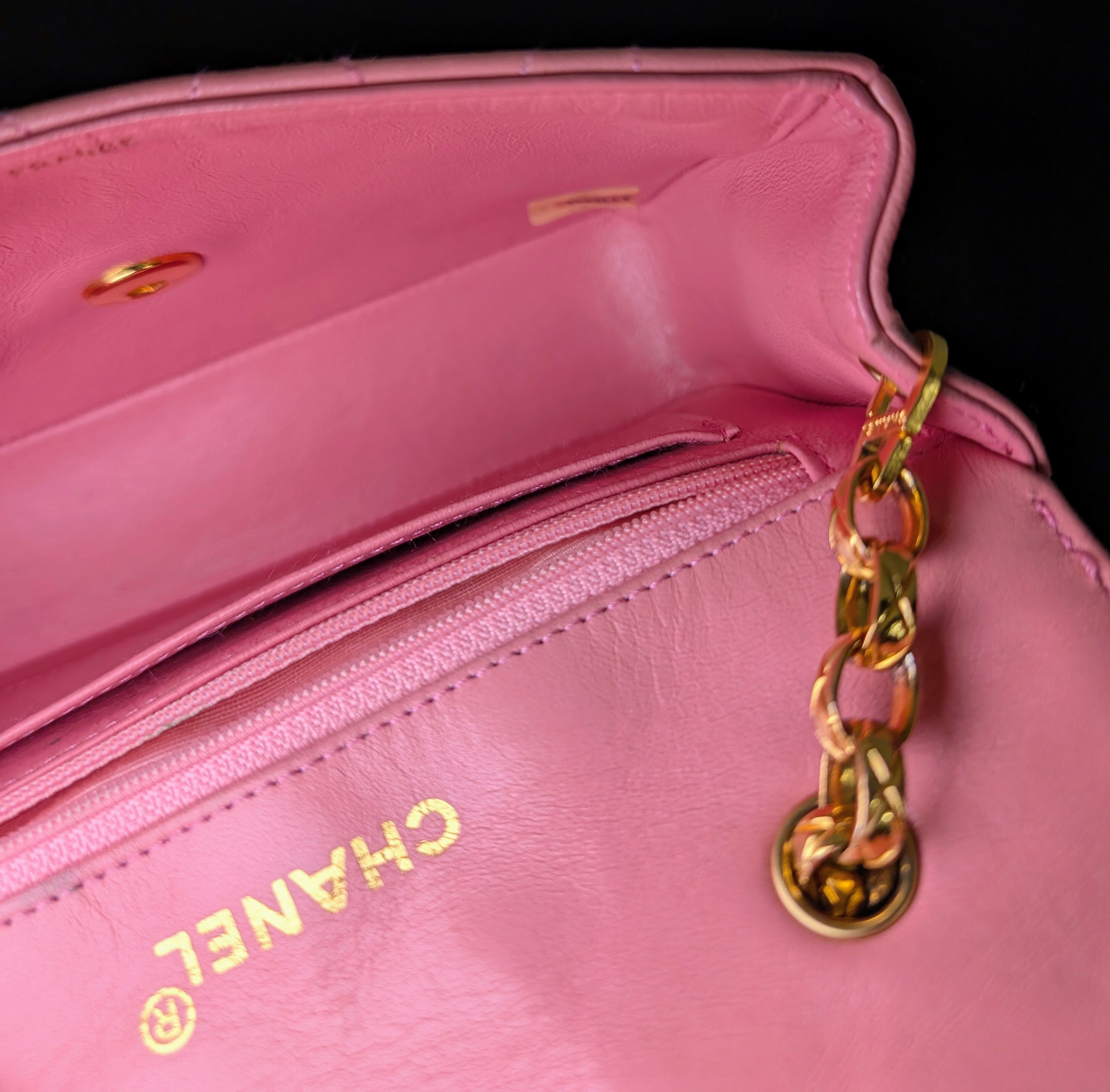 Chanel Rare Vintage Mini Diana Pink 1-series Bag