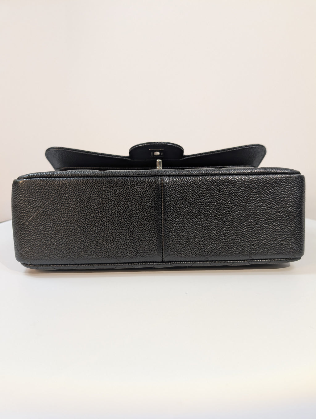 Chanel Black Caviar Classic Jumbo Double Flap