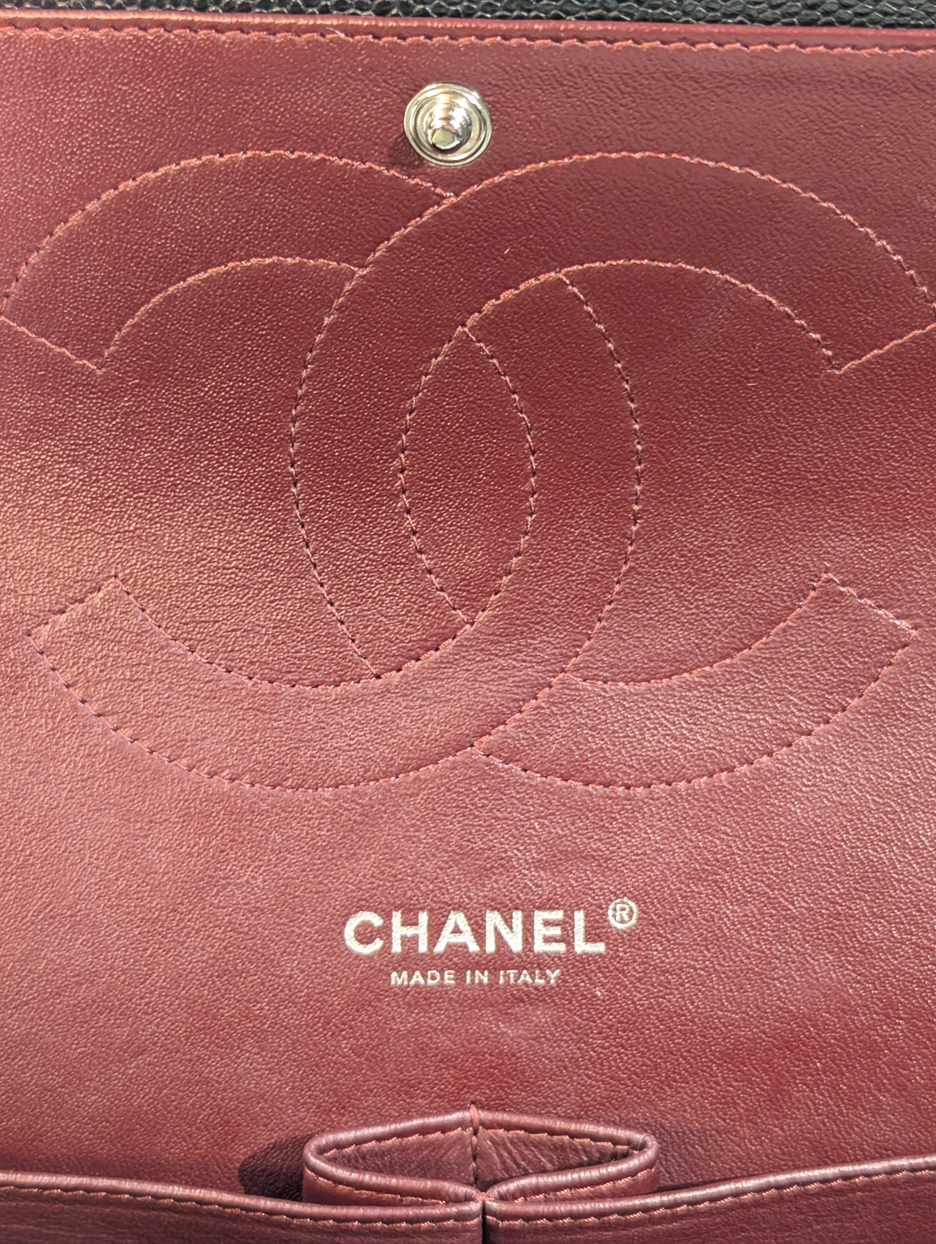 Chanel Black Caviar Classic Jumbo Double Flap