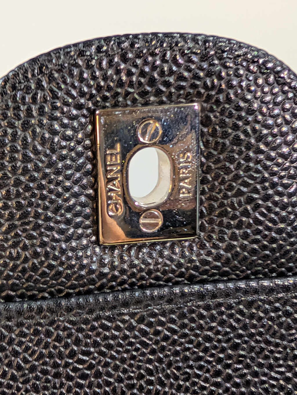 Chanel Black Caviar Classic Jumbo Double Flap