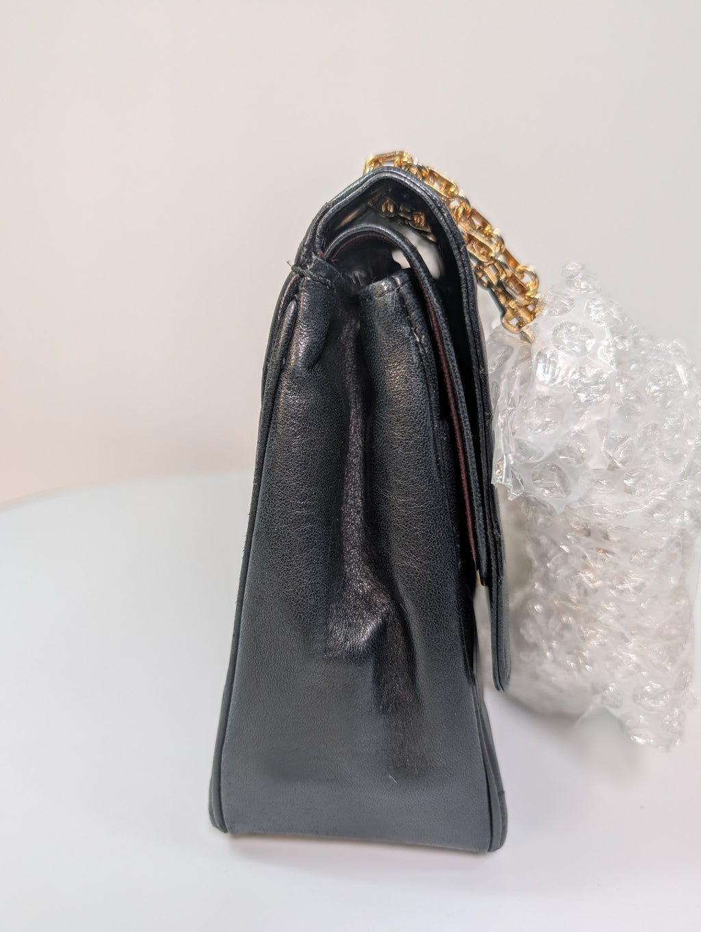 Chanel Rare Vintage Classic Black Lambskin Double Flap (1985)