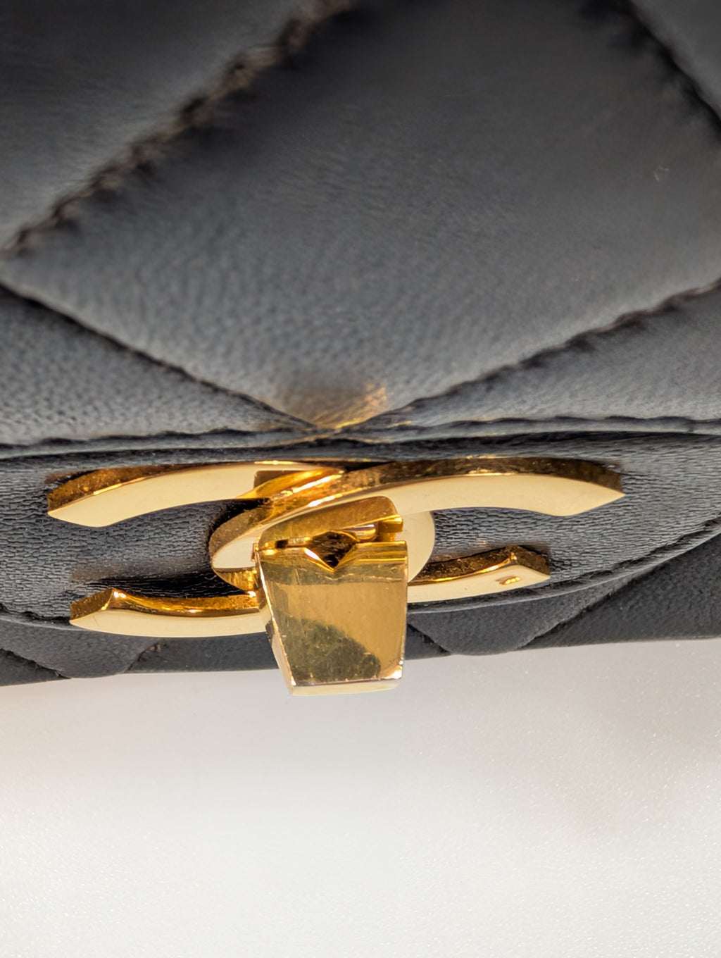 Chanel Rare Vintage Classic Black Lambskin Double Flap (1985)