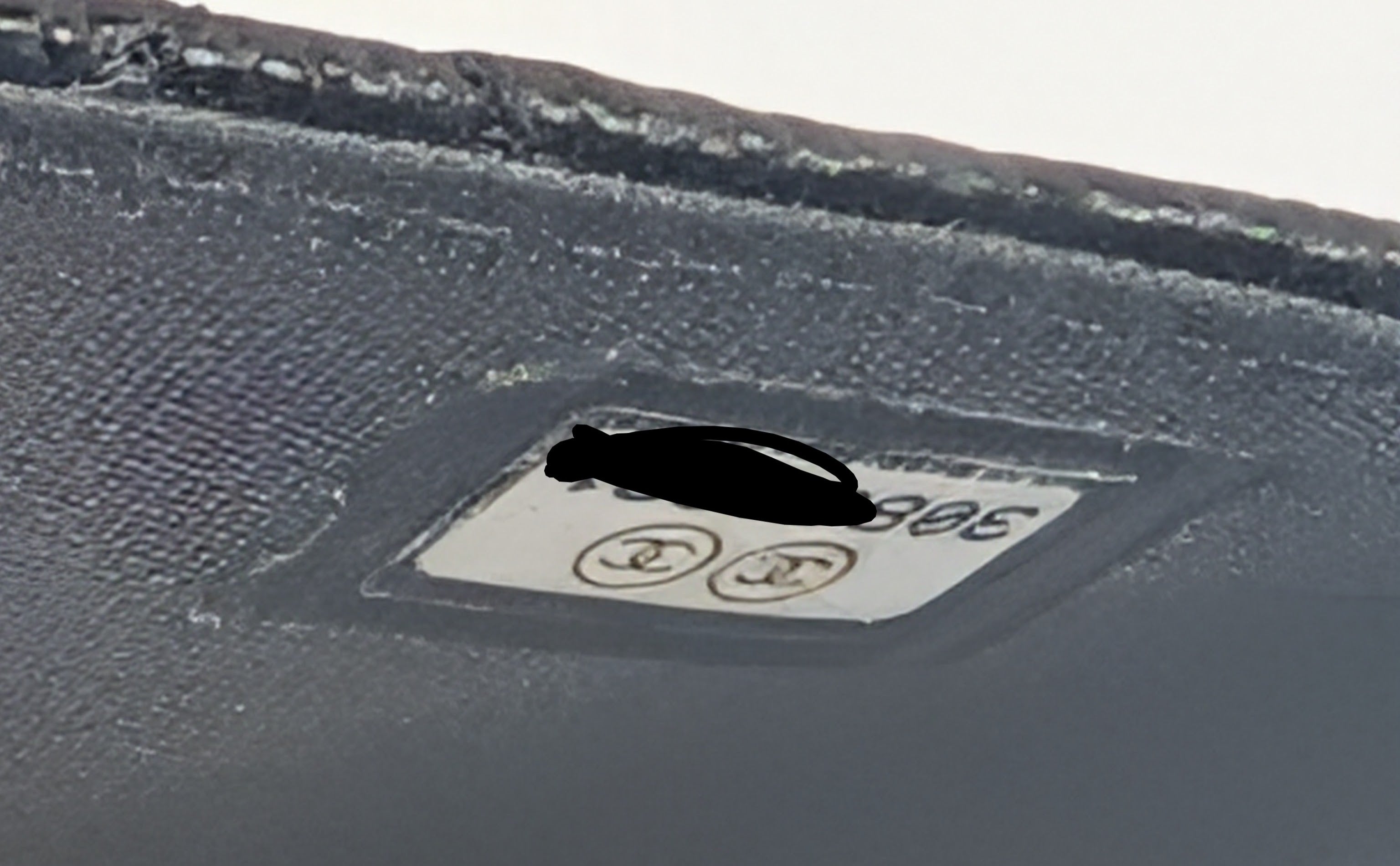 Chanel "So Black" Quilted Caviar Leather Wallet on Chain (WOC)
