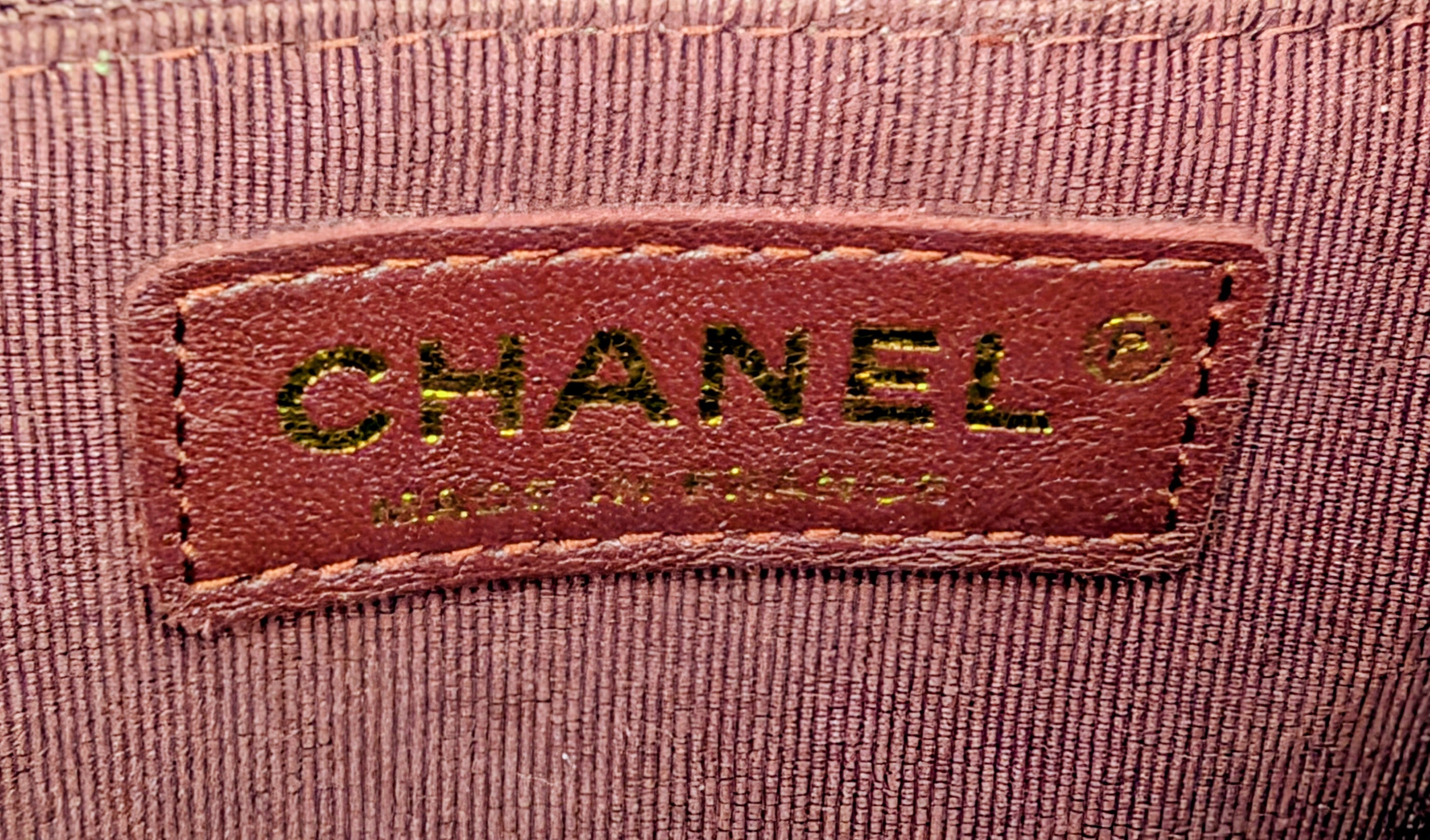 Chanel Bordeaux (Burgundy) Quilted Lambskin Bijoux Logo Chain Square Flap Bag