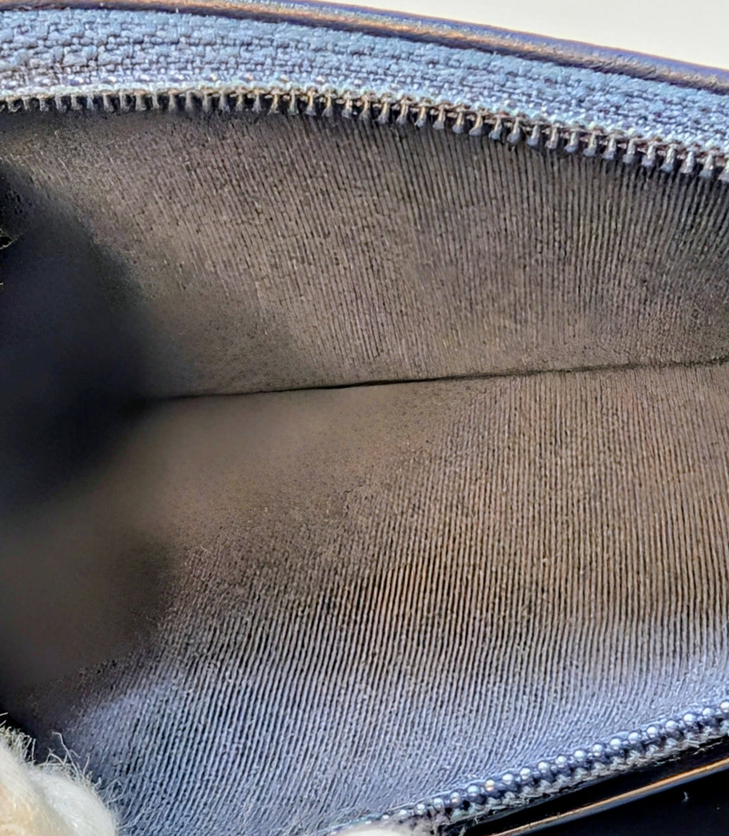 Chanel Bicolor Black and Navy Quilted Lambskin Wallet on Chain (WOC)