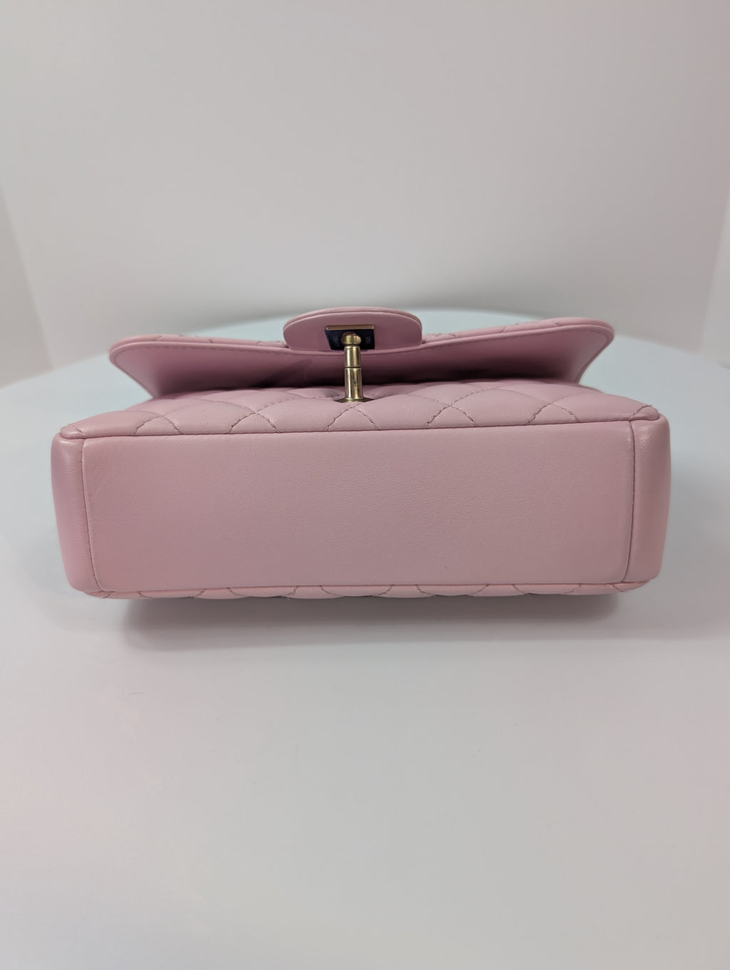 Chanel Light Pink Rose Mademoiselle Mini Rectangular Classic Flap Bag