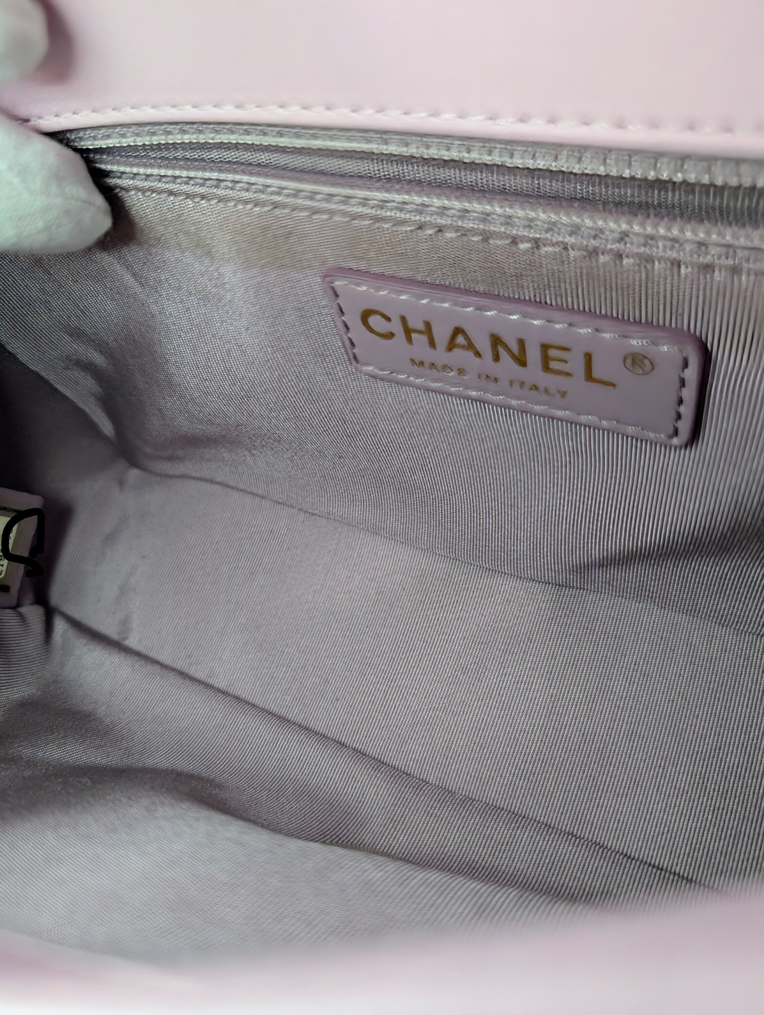 Chanel Light Pink Rose Mademoiselle Mini Rectangular Classic Flap Bag