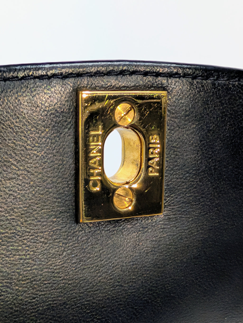 Chanel Vintage 3-Series Black Quilted Lambskin Diana Single Flap Bag