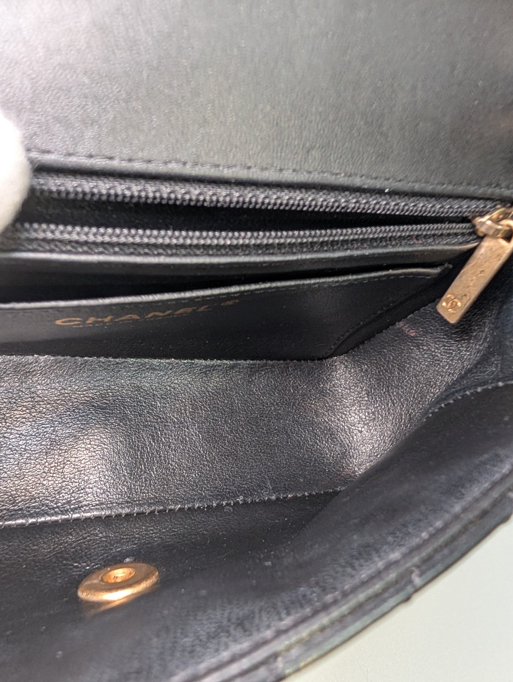 Chanel Black Classic Mini Chevron Quilted Lambskin Flap Bag