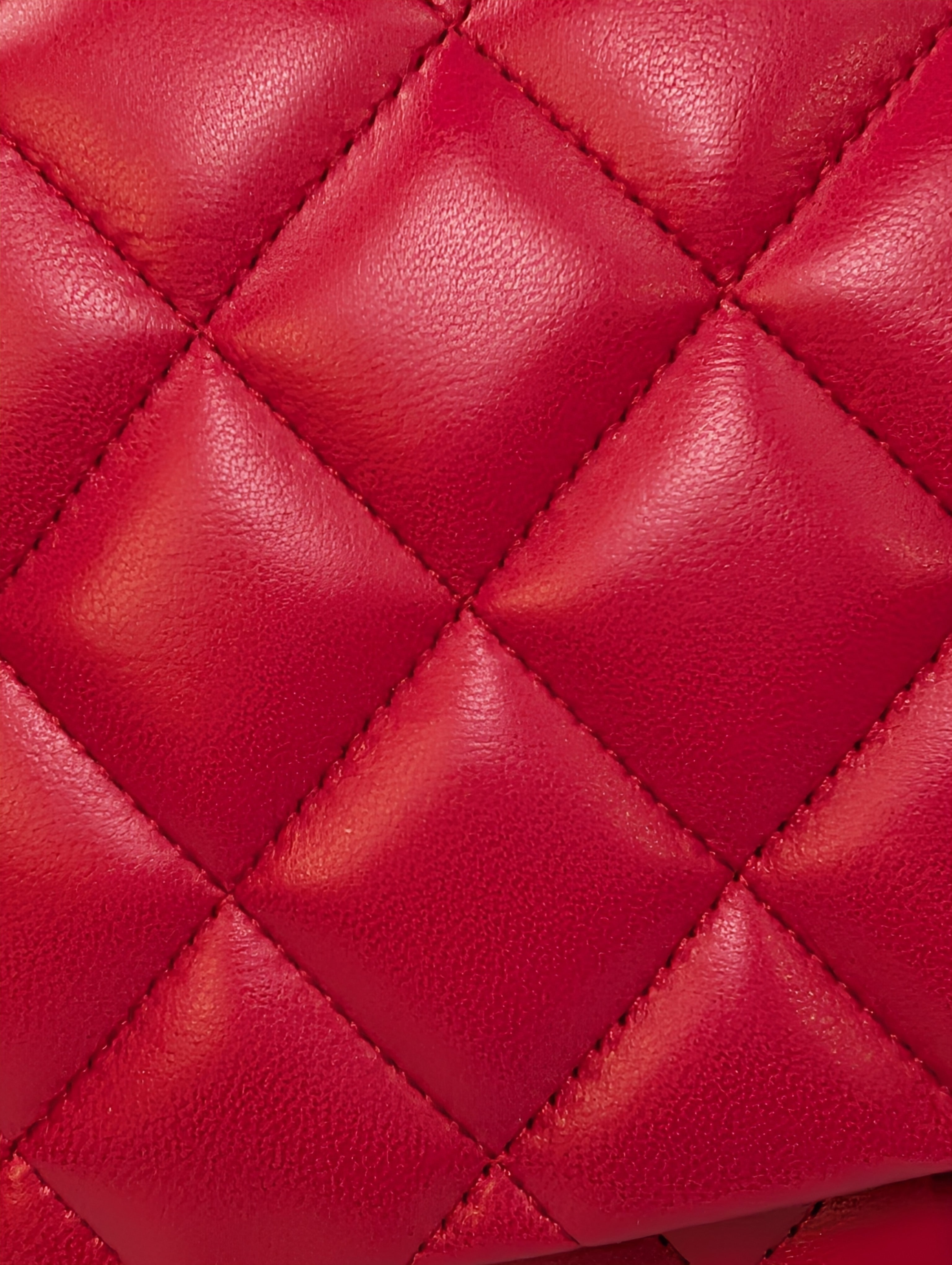 Chanel Red Classic Jumbo Single Flap Bag