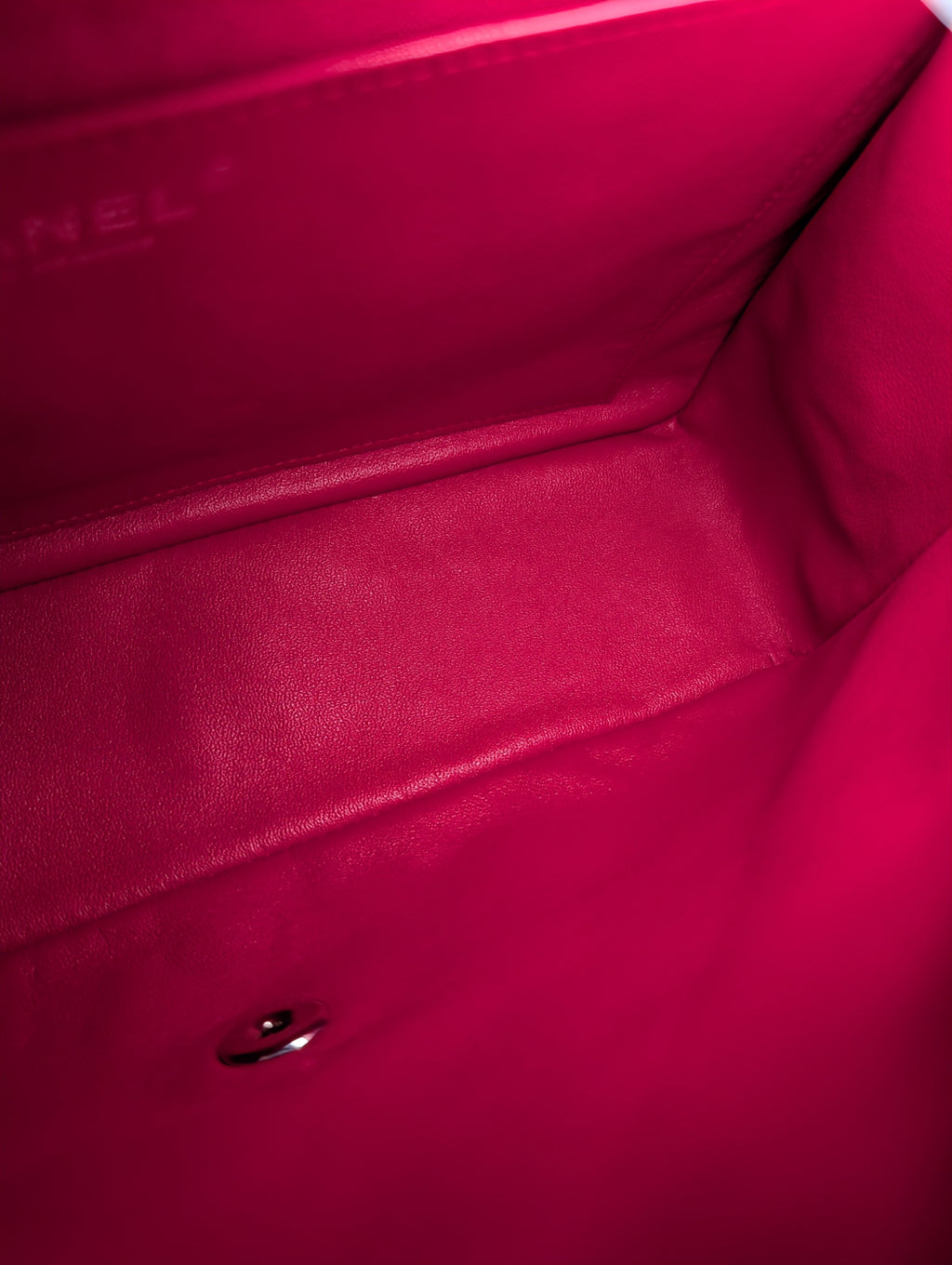 Chanel Red Classic Jumbo Single Flap Bag