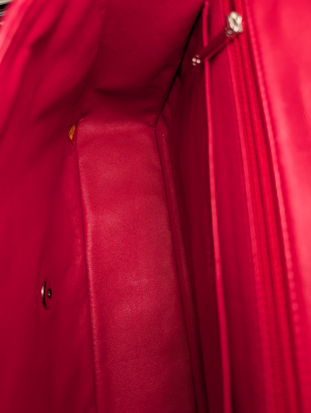 Chanel Red Classic Jumbo Single Flap Bag