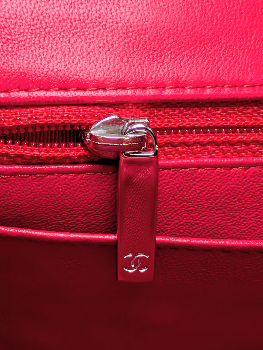 Chanel Red Classic Jumbo Single Flap Bag