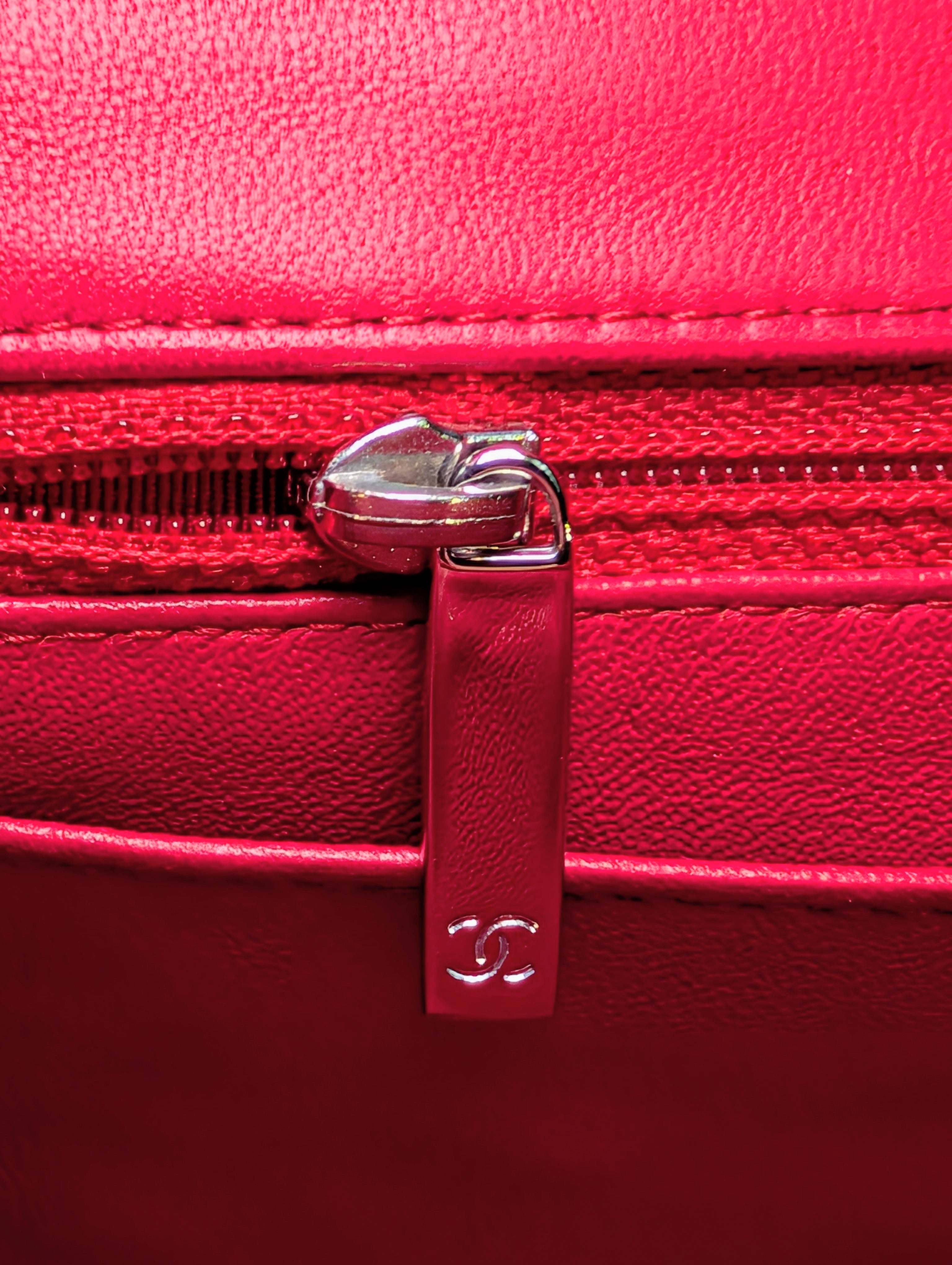 Chanel Red Classic Jumbo Single Flap Bag
