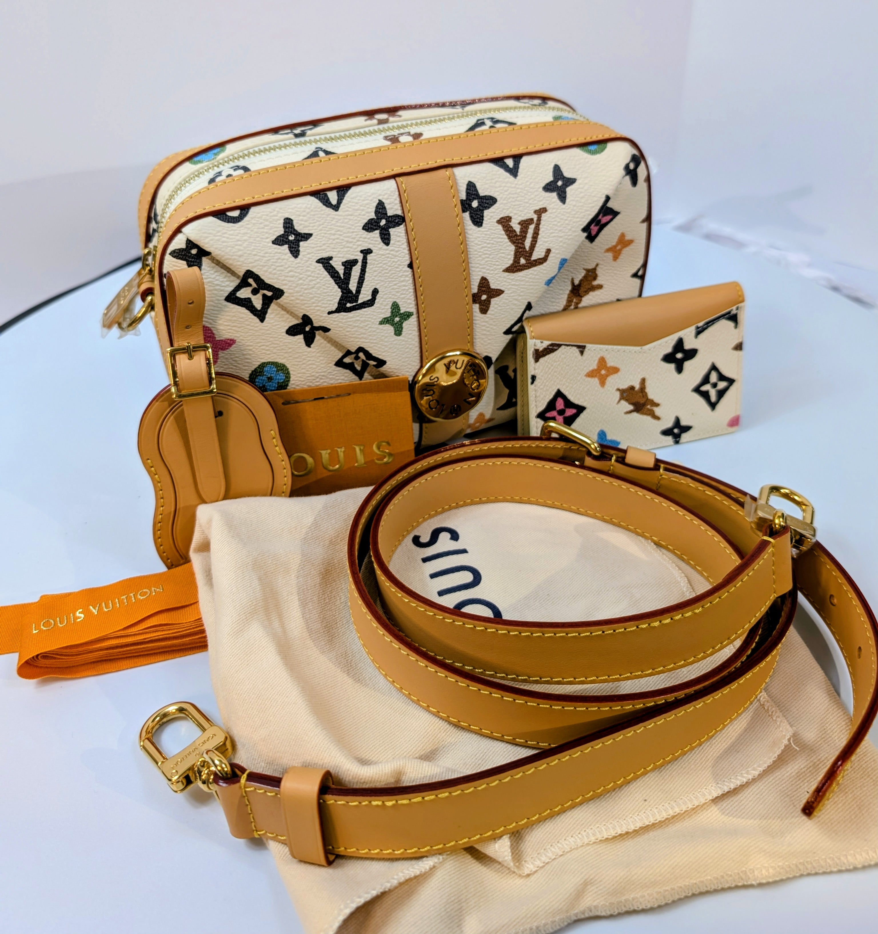 Louis Vuitton x Tyler the Creator Colorful Monogram Craggy Envelope Shoulder Bag