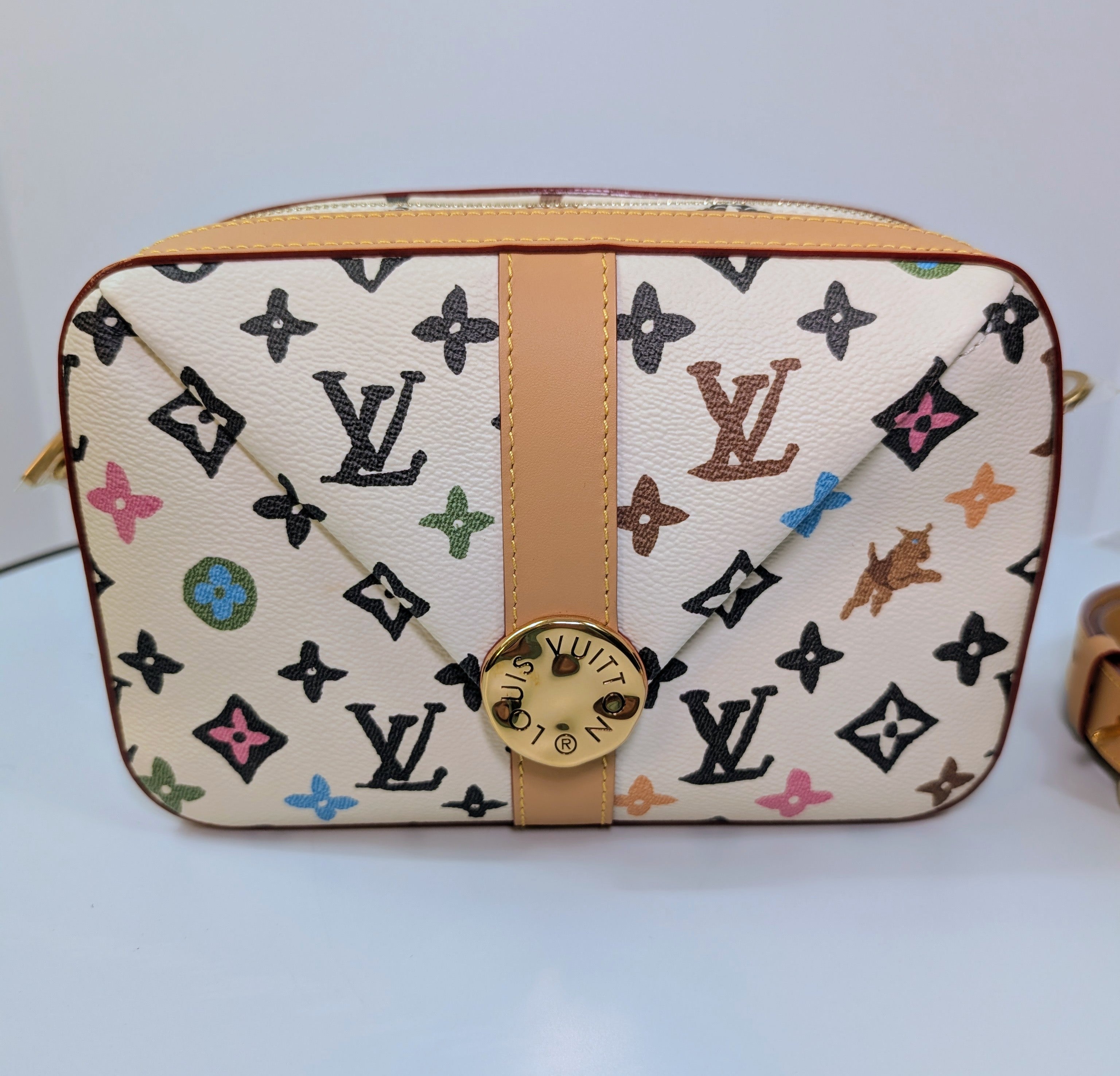 Louis Vuitton x Tyler the Creator Colorful Monogram Craggy Envelope Shoulder Bag