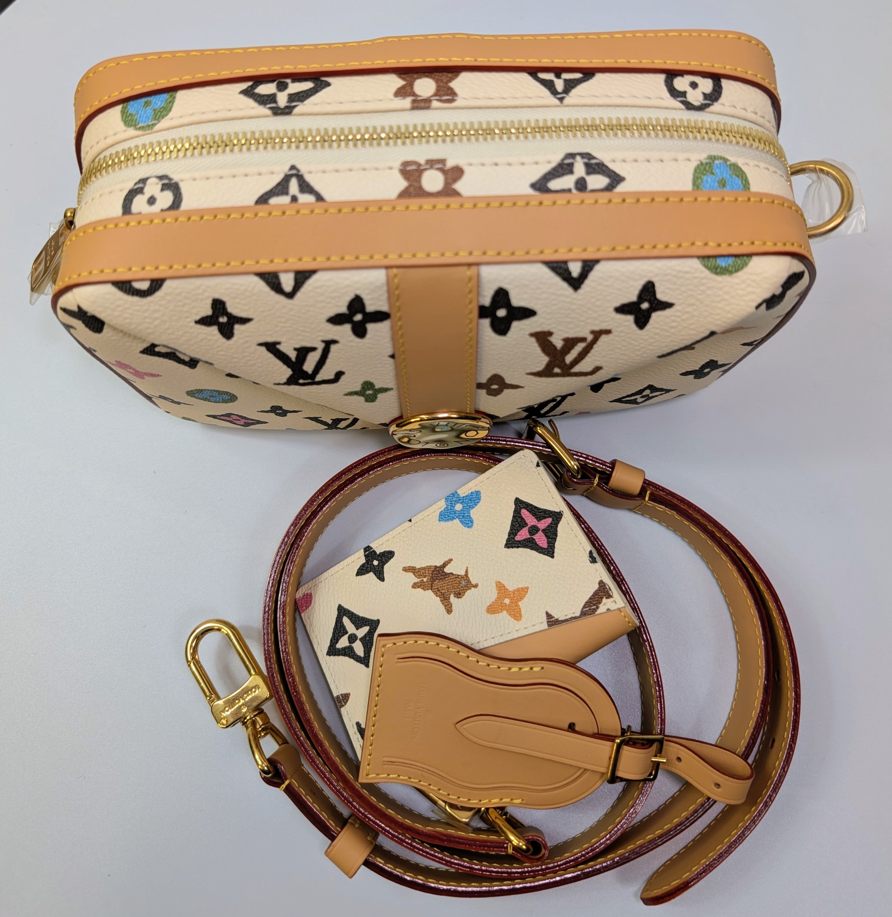 Louis Vuitton x Tyler the Creator Colorful Monogram Craggy Envelope Shoulder Bag