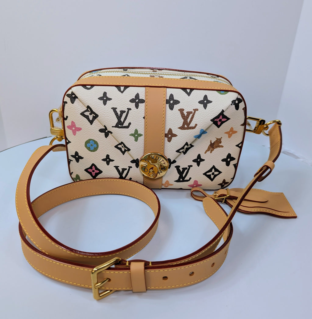 Louis Vuitton x Tyler the Creator Colorful Monogram Craggy Envelope Shoulder Bag