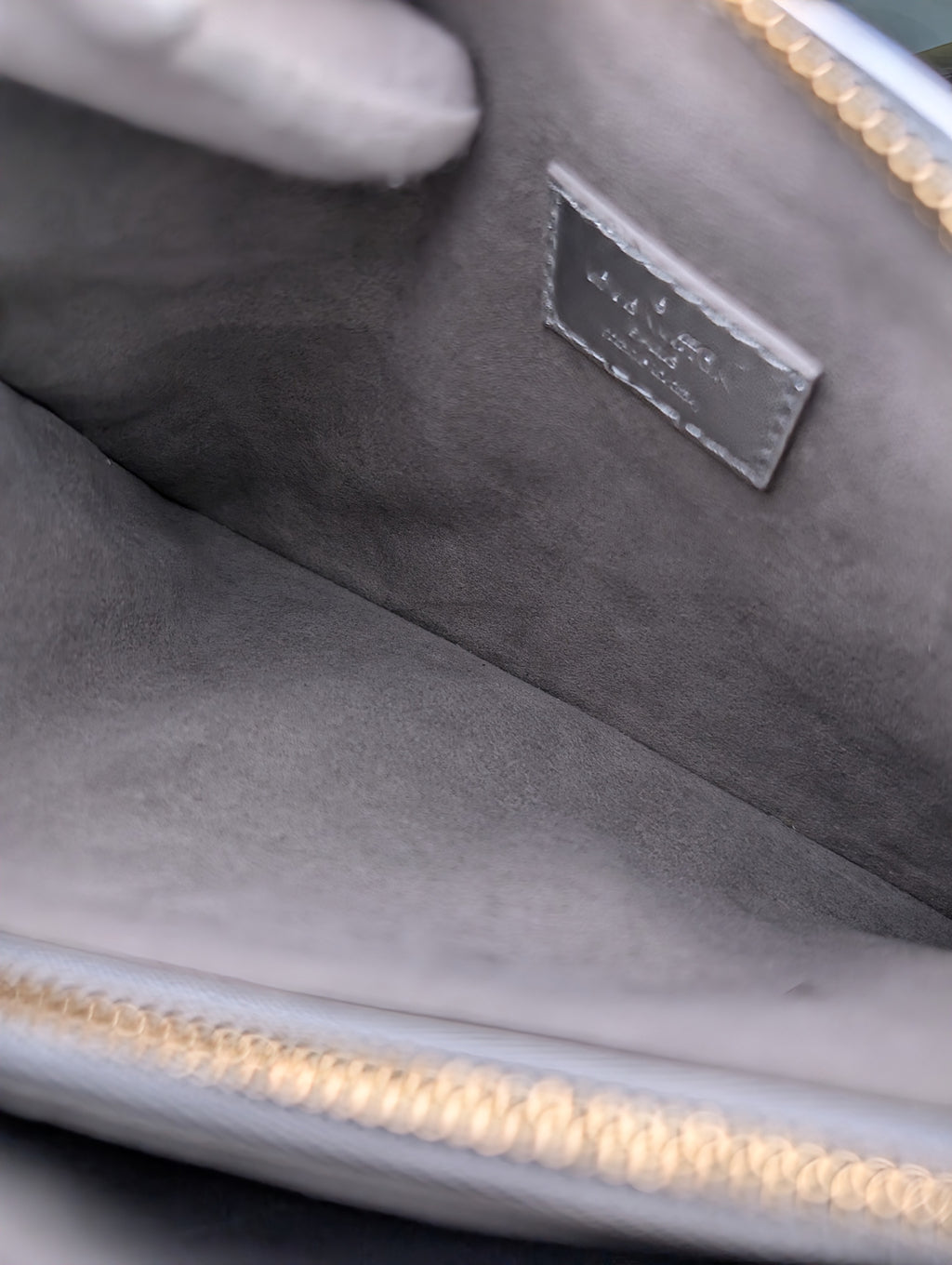 Louis Vuitton Iridescent Coussin Sequin and Silver Monogram Empreinte Bag